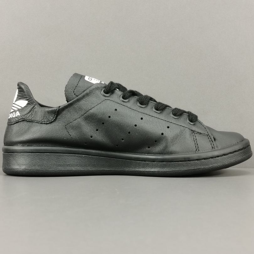 Balenciaga x adidas originals Stan Smith Sneakers 'Black'（721835WBDV31000）