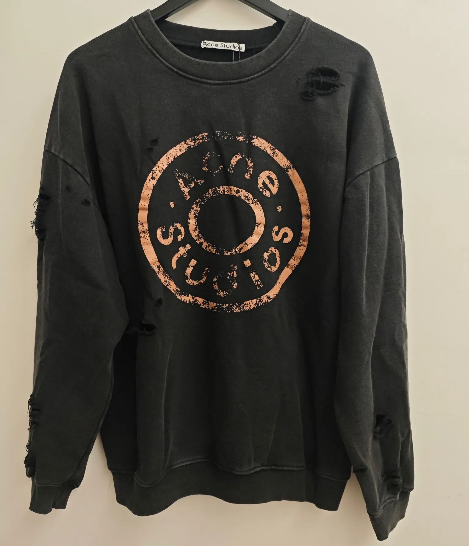 Acne Studios Logo Printed Sweater (CI0179-AIQ）