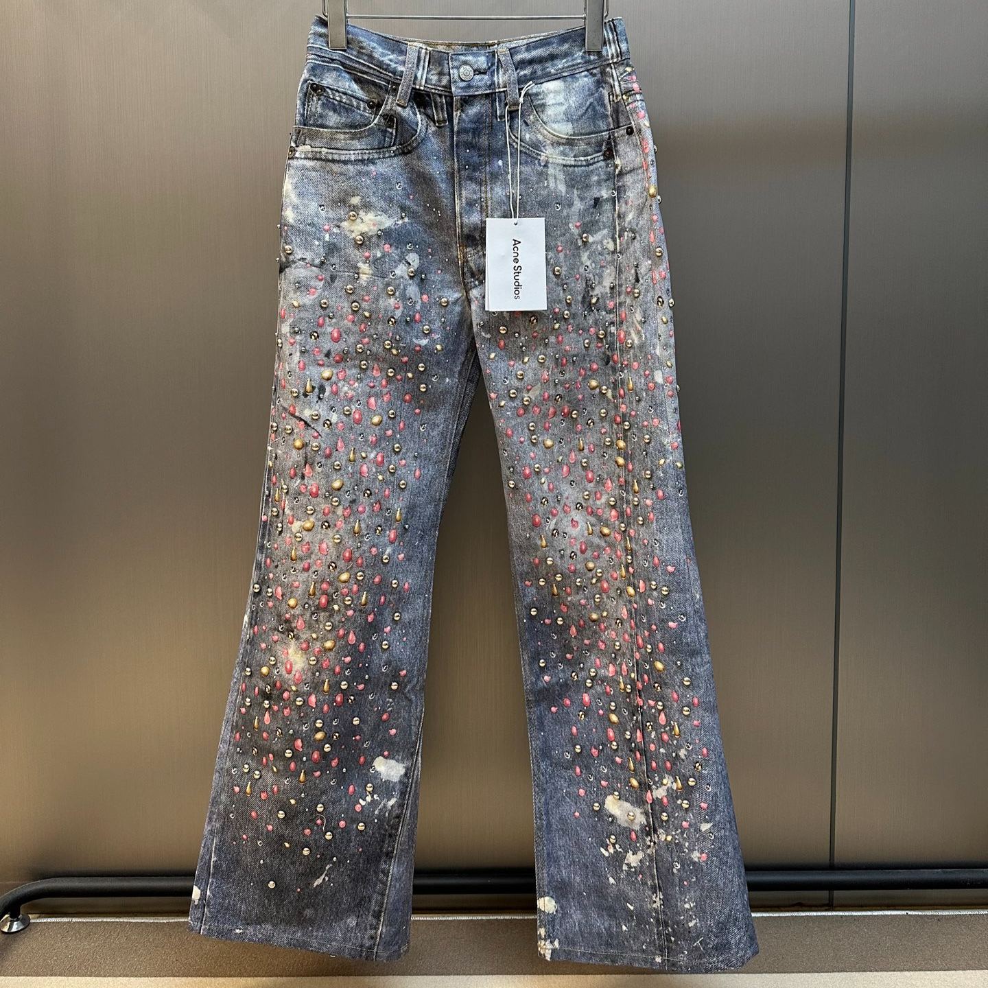 Acne Studios x Takuro Kuwata Loose fit denim trousers (AK0998-DDT）