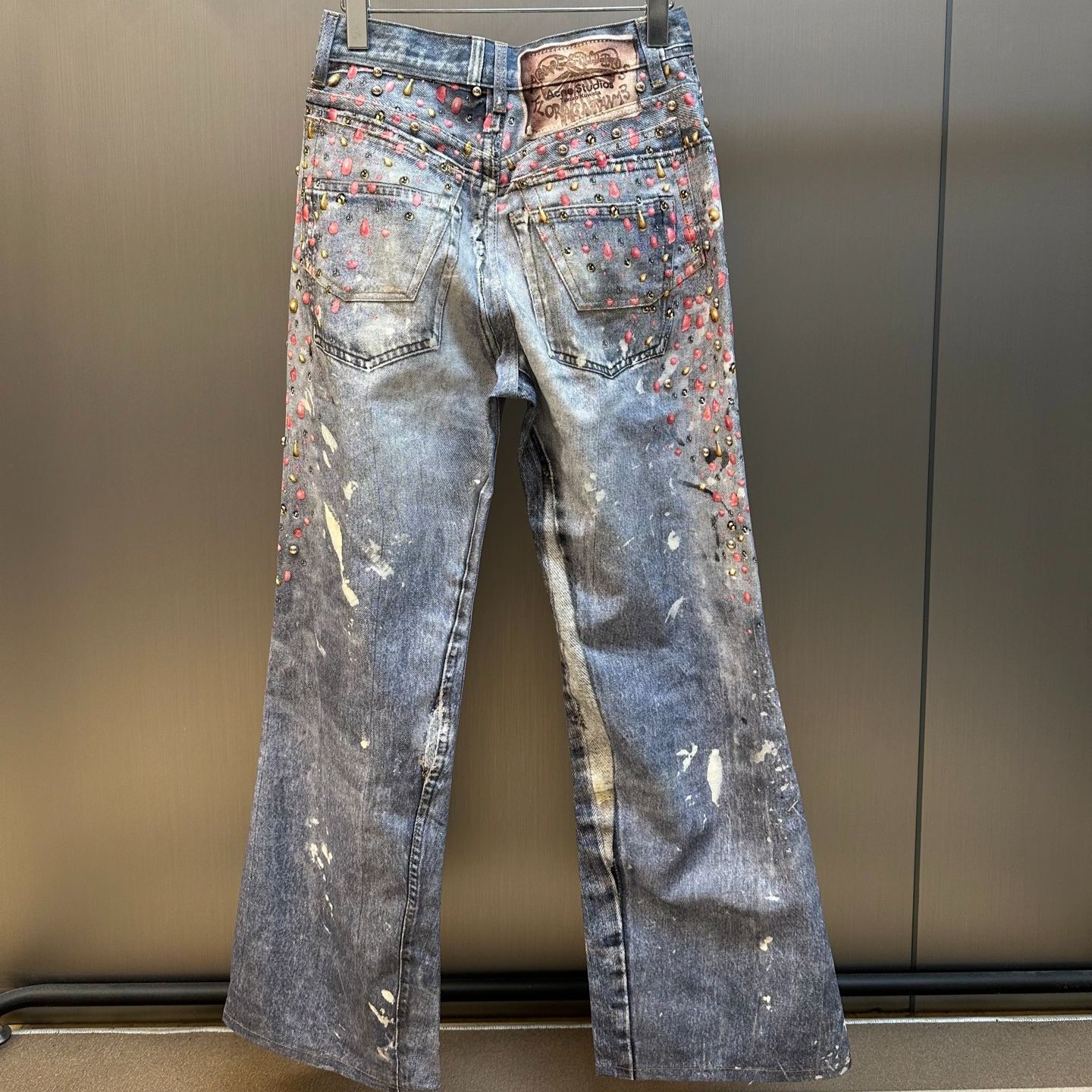 Acne Studios x Takuro Kuwata Loose fit denim trousers (AK0998-DDT）