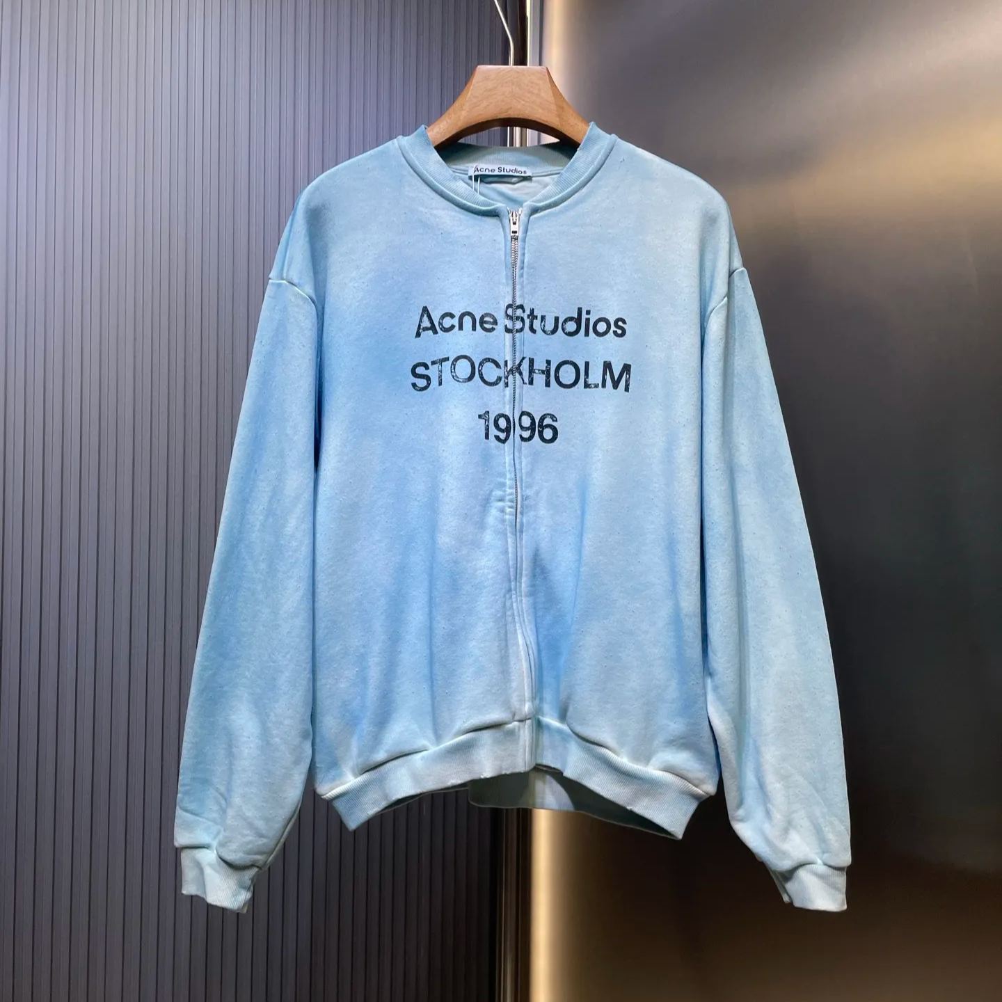 Acne Studios  Zip sweater logo (CI0189）