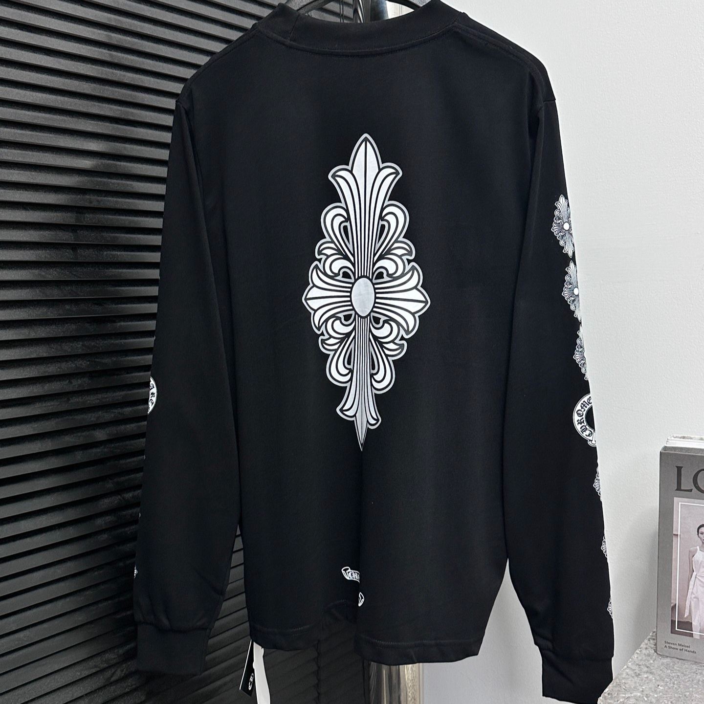 Chrome Hearts Floral Cross L/S T-shirt  (CH-072506）