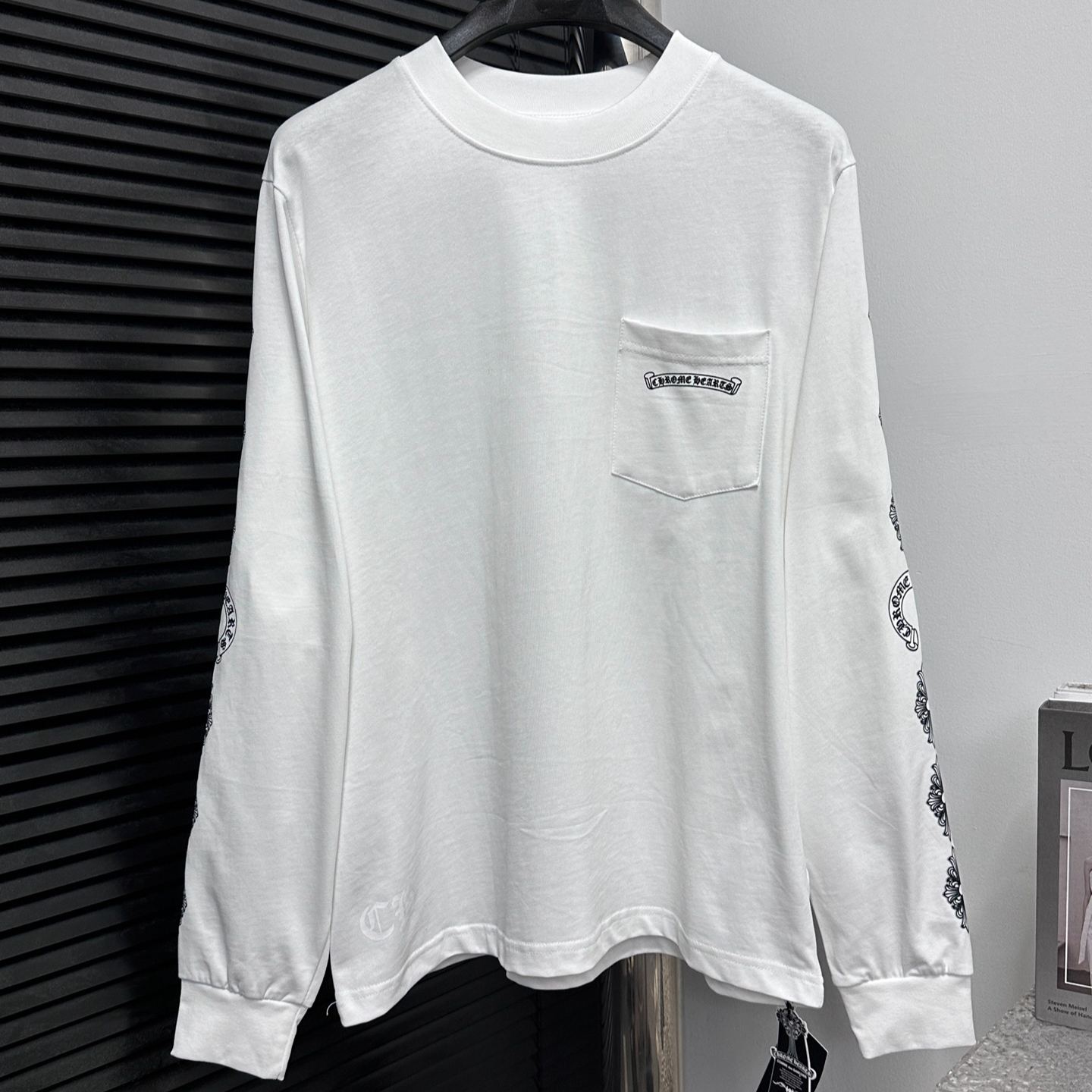 Chrome Hearts Floral Cross L/S T-shirt  (CH-072506）