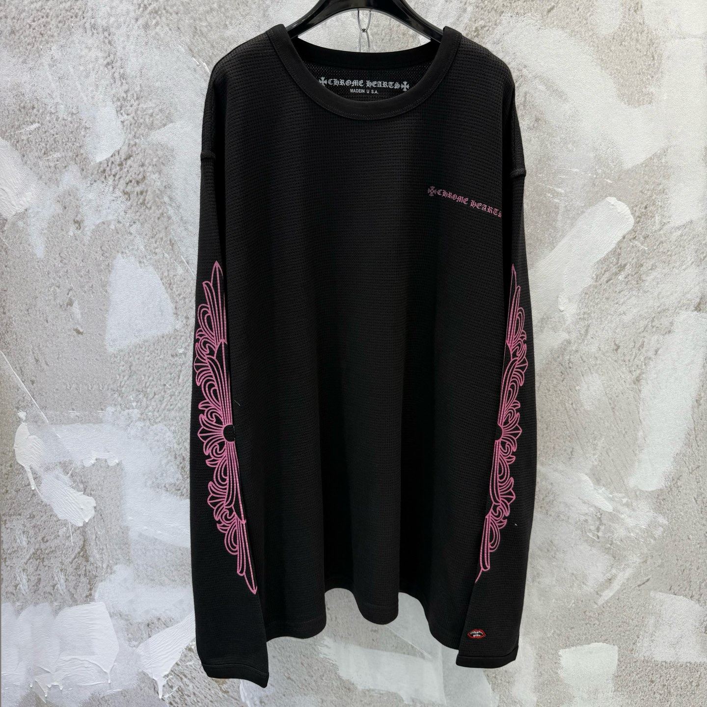 Chrome Hearts Matty Boy Shoulder Logo Insulated Long Sleeve T-Shirt (CH-0188）