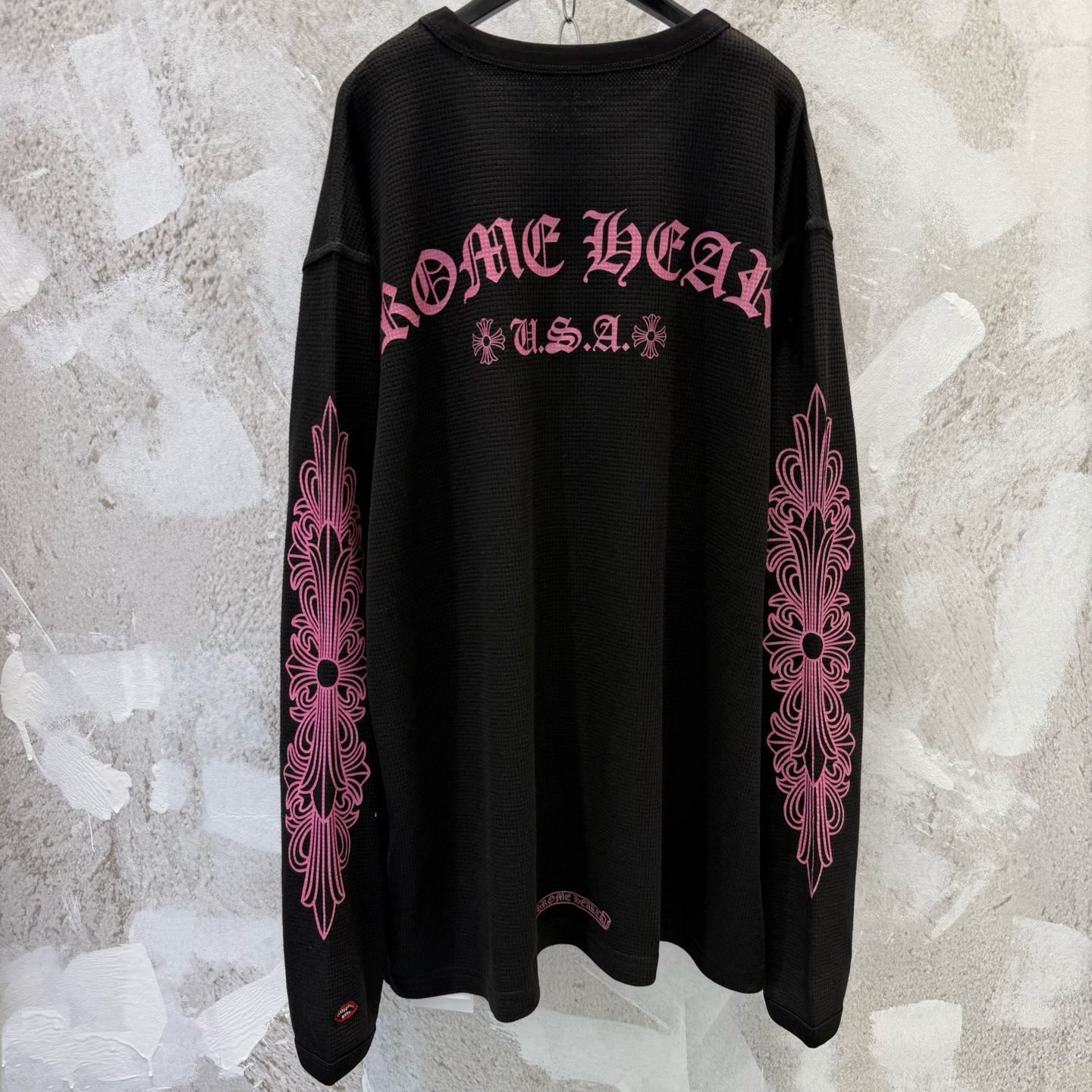 Chrome Hearts Matty Boy Shoulder Logo Insulated Long Sleeve T-Shirt (CH-0188）