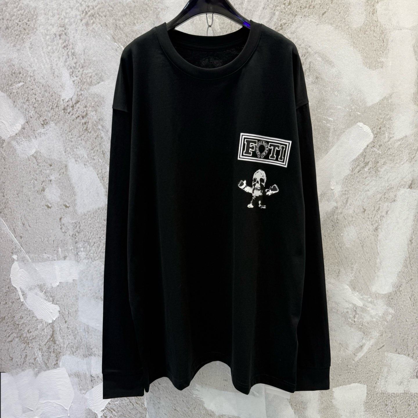Chrome Hearts Multi Foti Black Long Sleeve T-Shirt Tee (CH-04677128）