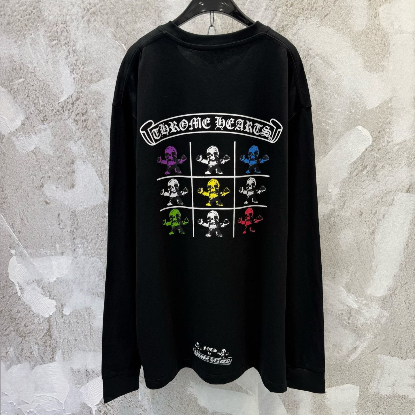 Chrome Hearts Multi Foti Black Long Sleeve T-Shirt Tee (CH-04677128）