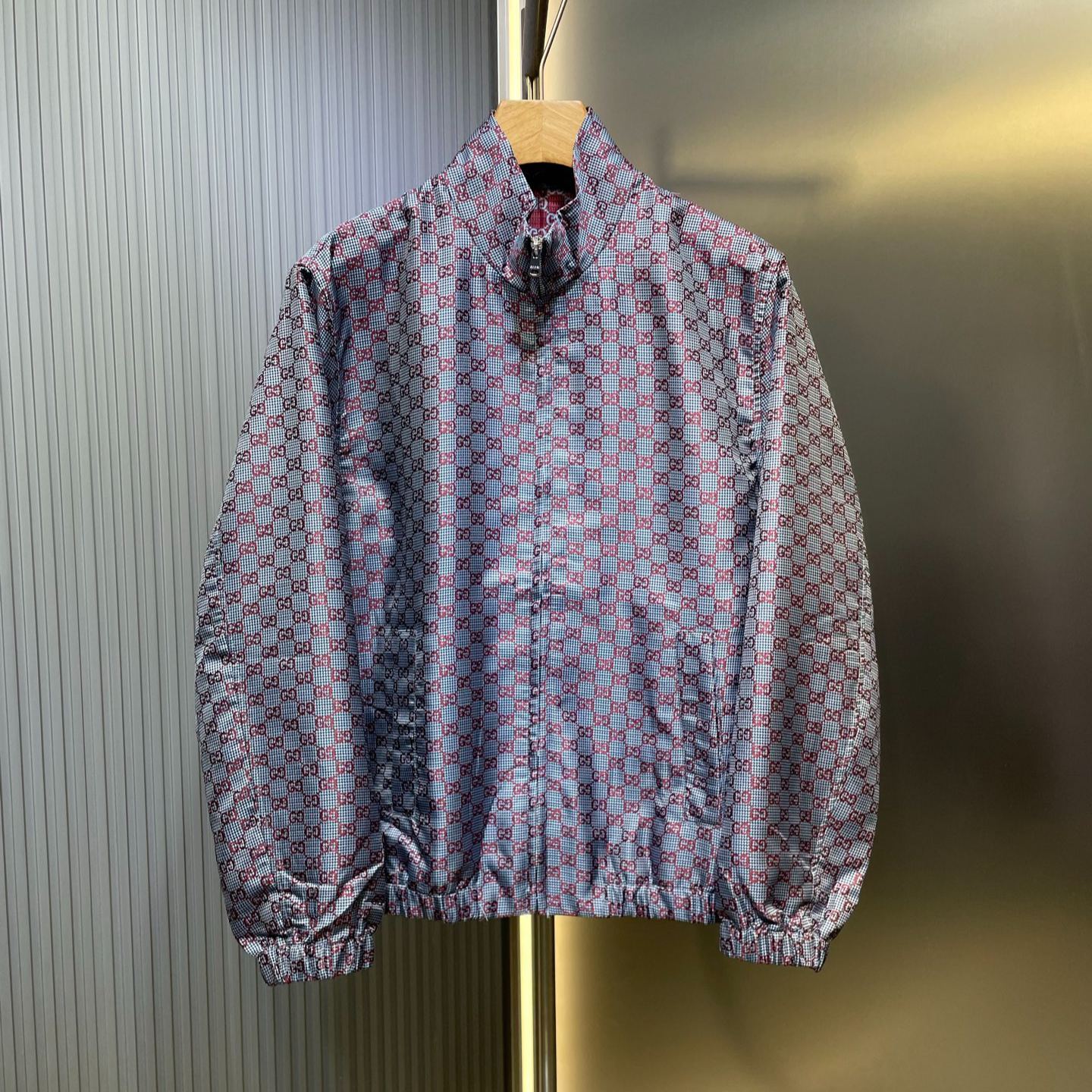 GUCCI GG houndstooth wool jacket（813988ZAR424016）