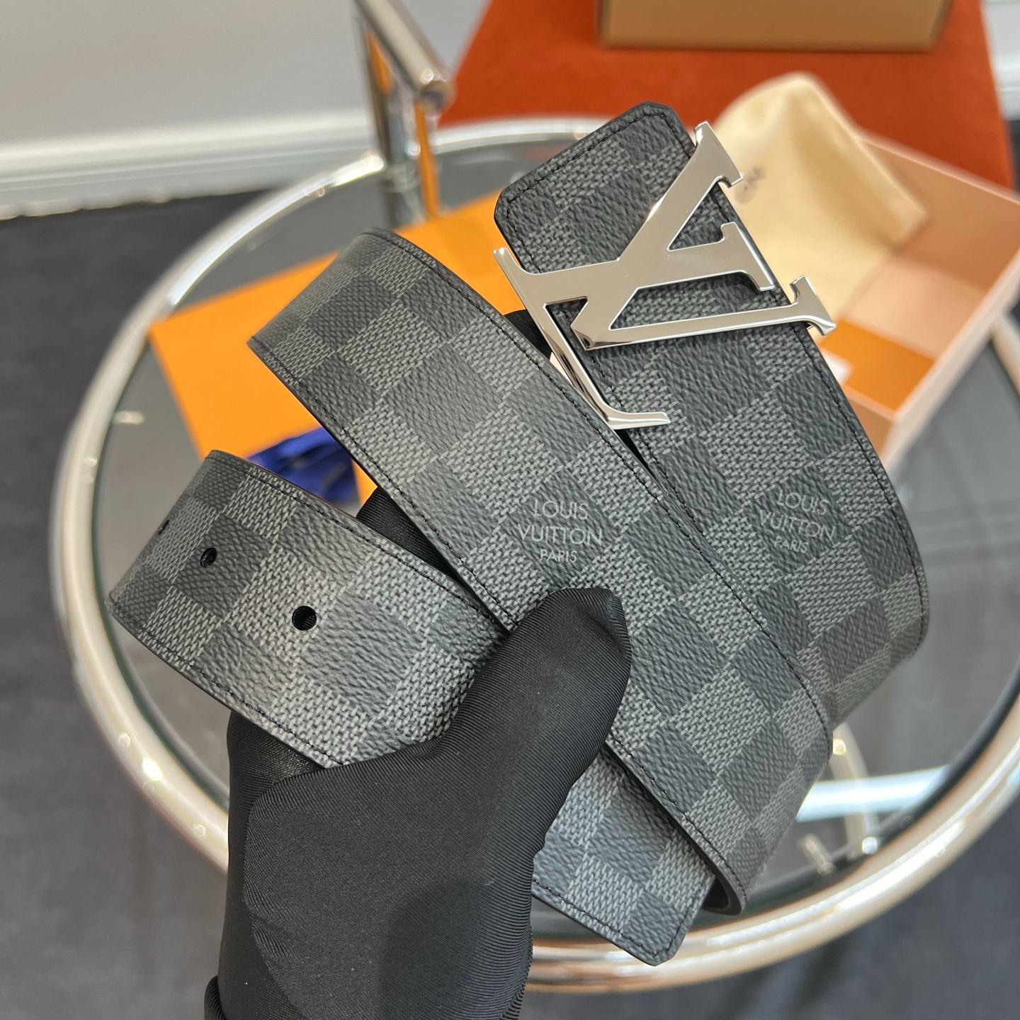Louis Vuitton Initiales 40mm Reversible Belt Damier（M0213）