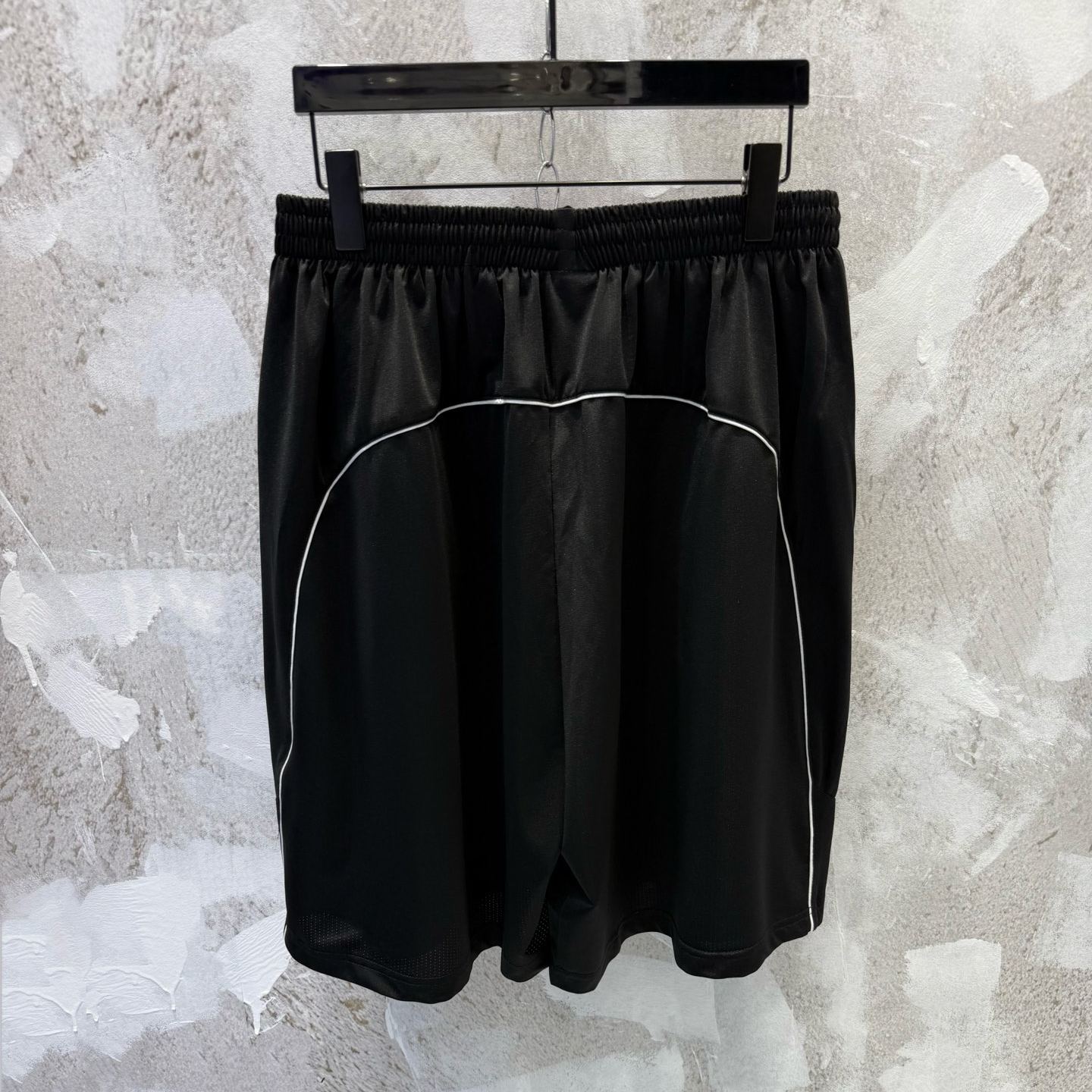 BALENCIAGA Automobili Lamborghini Men's Baggy Shorts "Black" (777709TSVU31000）