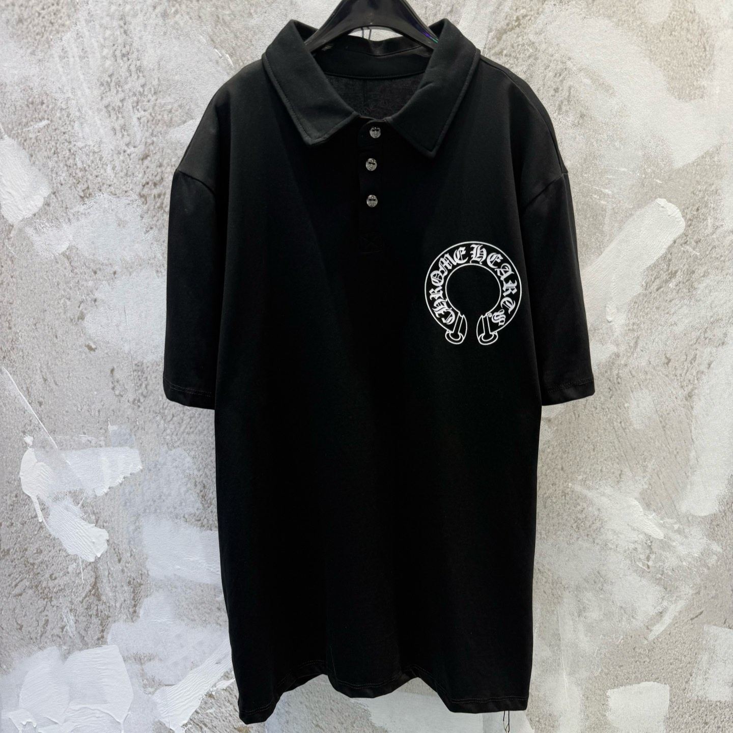 CHROME HEARTS MENS SMALL POLO SHIRT (CH-03629）
