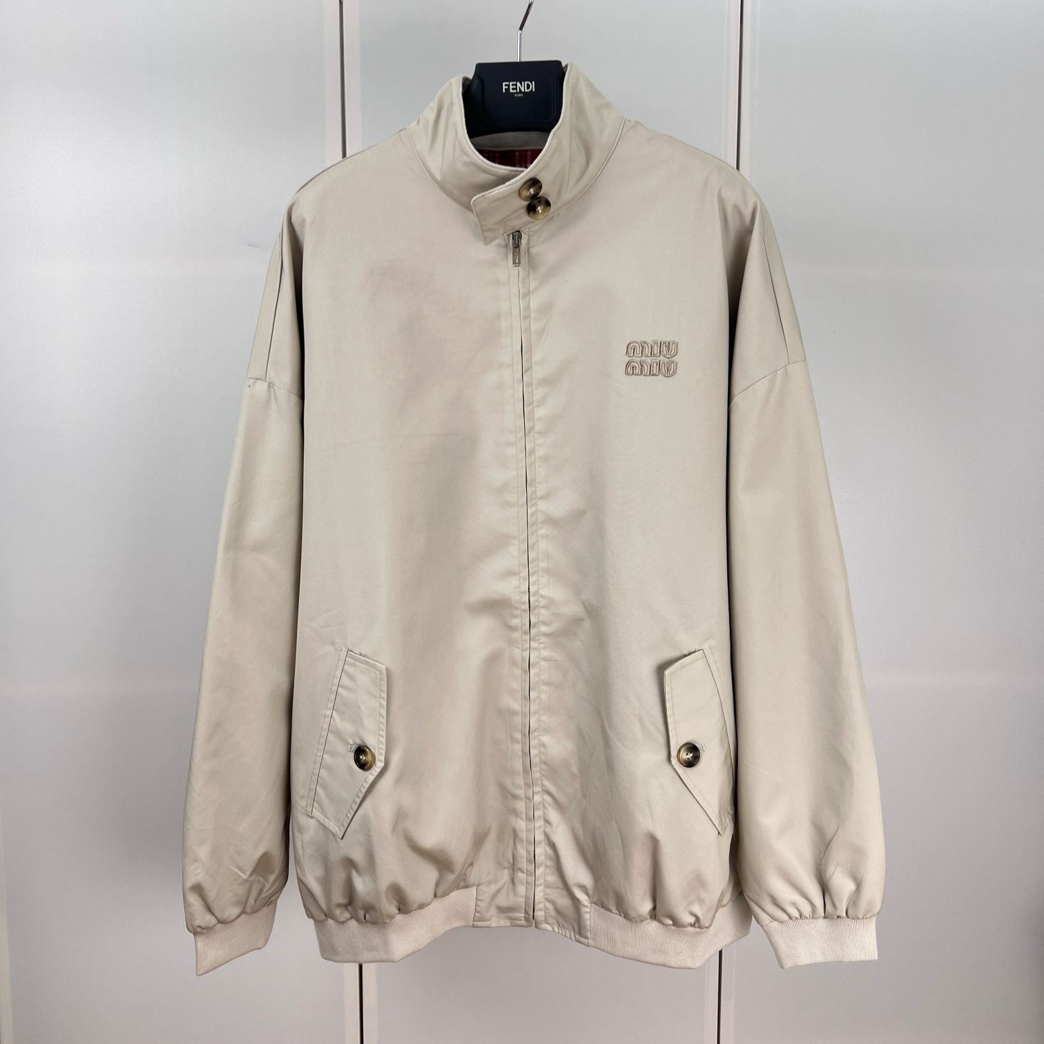 MIU MIU SS25 Jackets & Coats Women's Limestone（ML1267-17HM-F0A08-S-OOO）