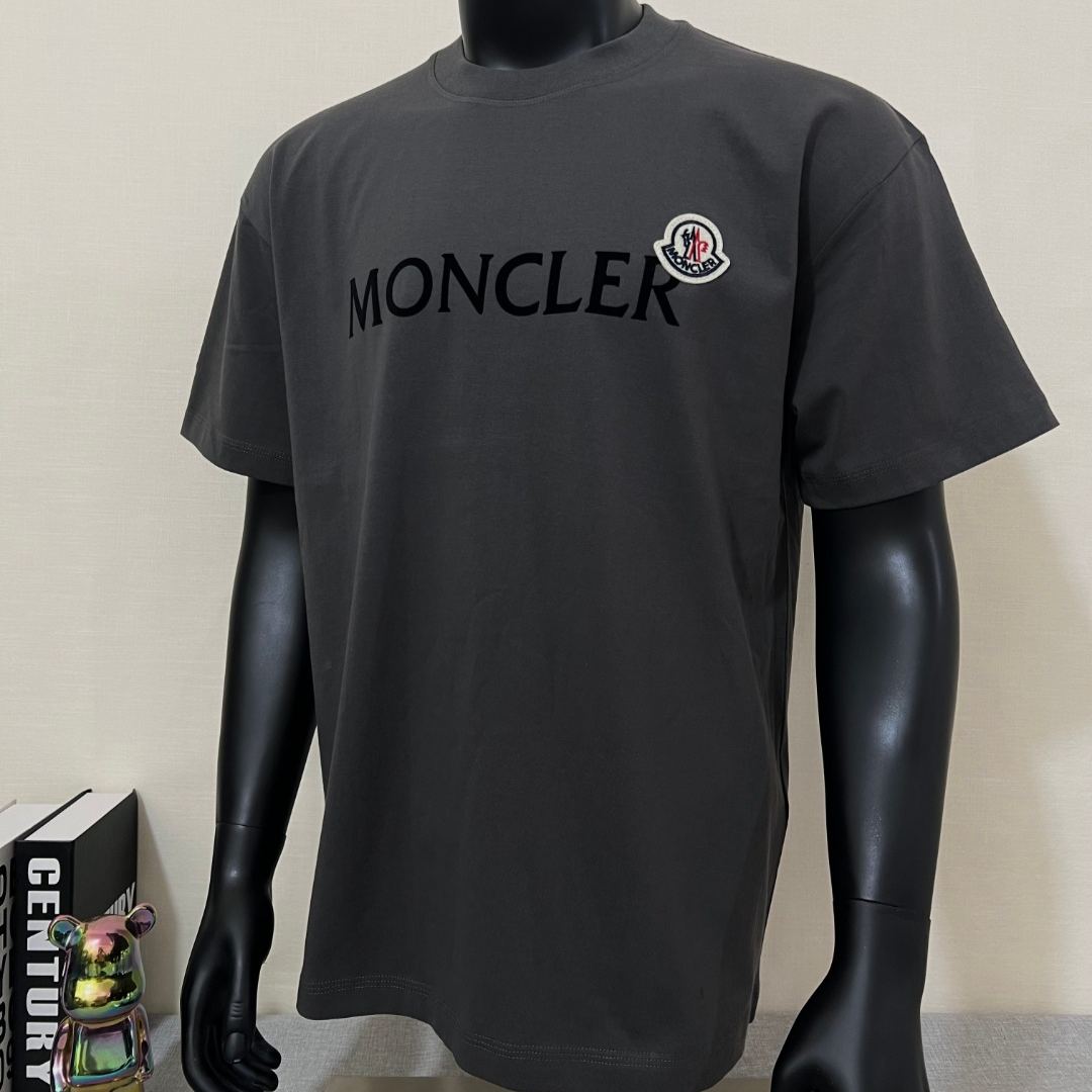 Moncler Flocked Logo Cotton T-Shirt（J20918C000248390T778）