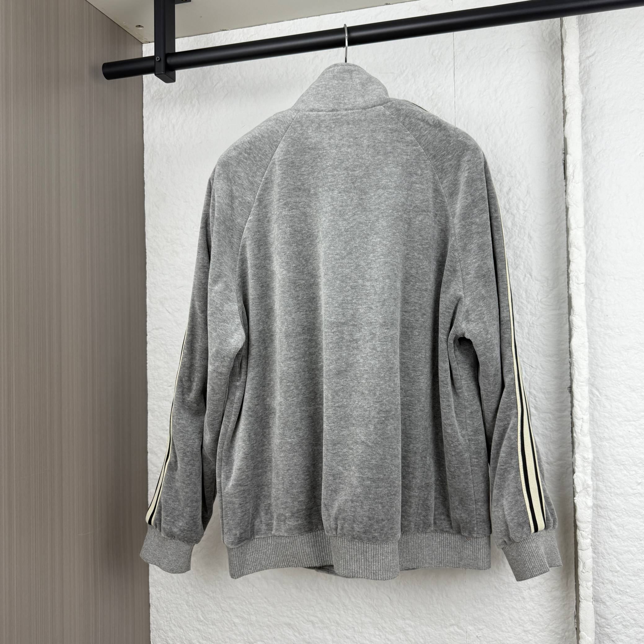 Celine velvet cotton tracksuit jacket  (RV0U30F08-09GB）