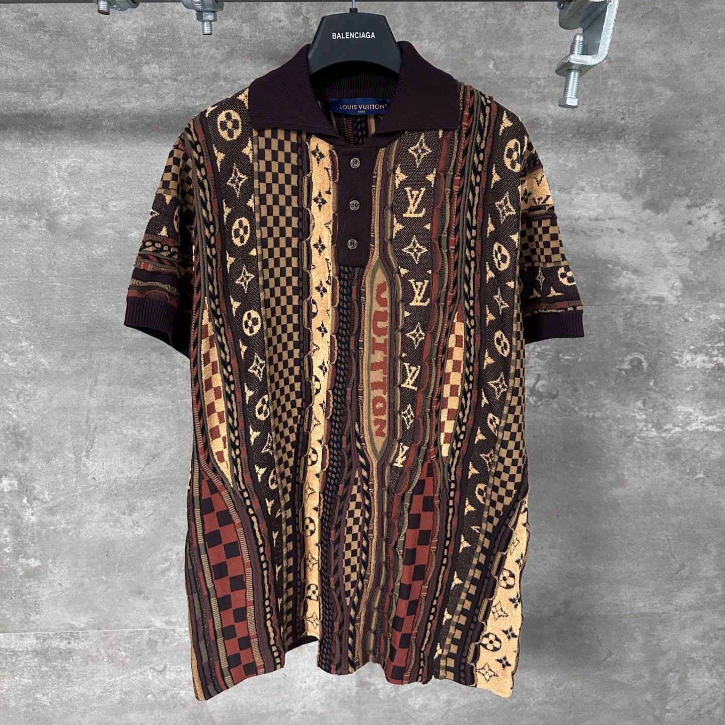 Louis Vuitton Men's Cotton Jacquard Knit（1AIMB8）