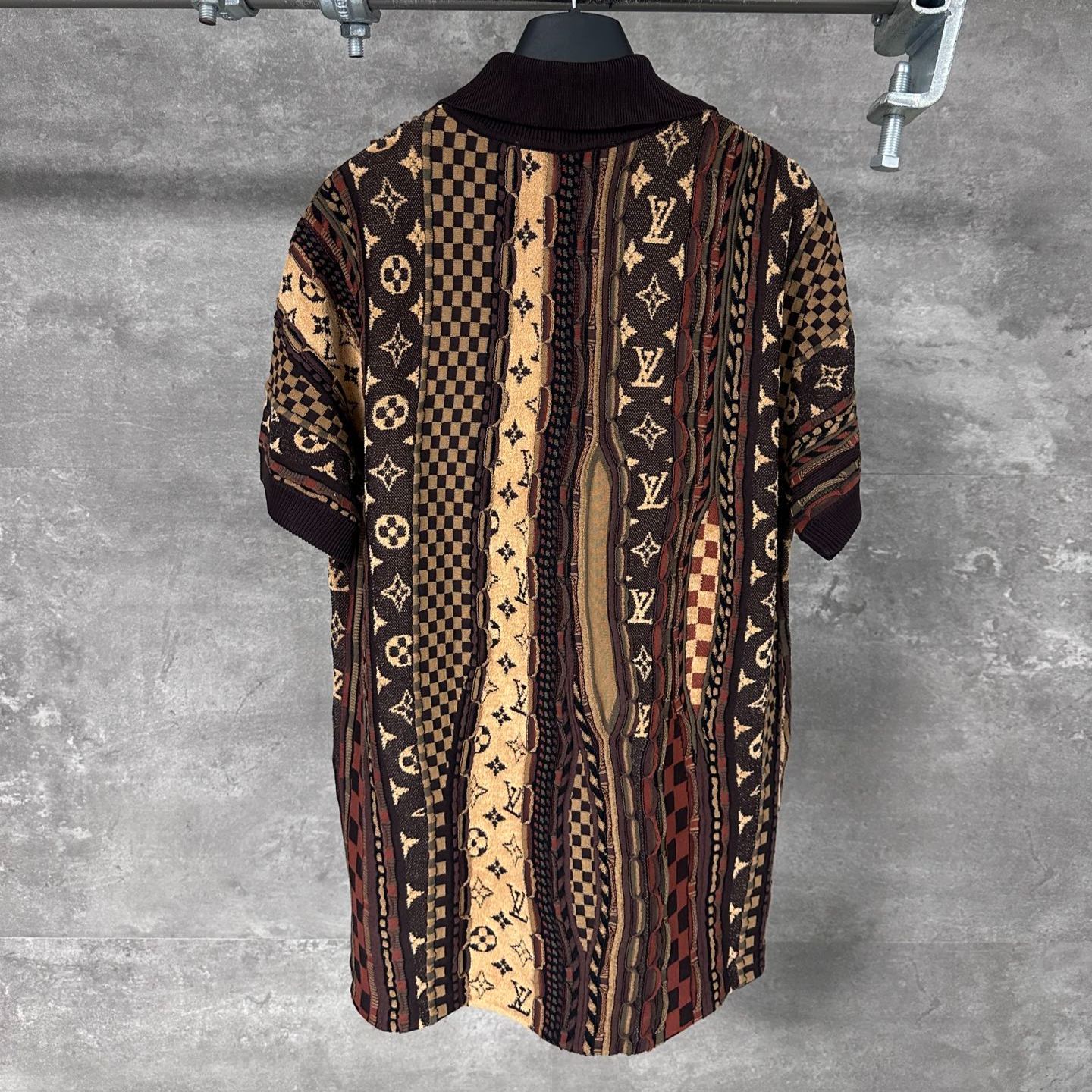 Louis Vuitton Men's Cotton Jacquard Knit（1AIMB8）