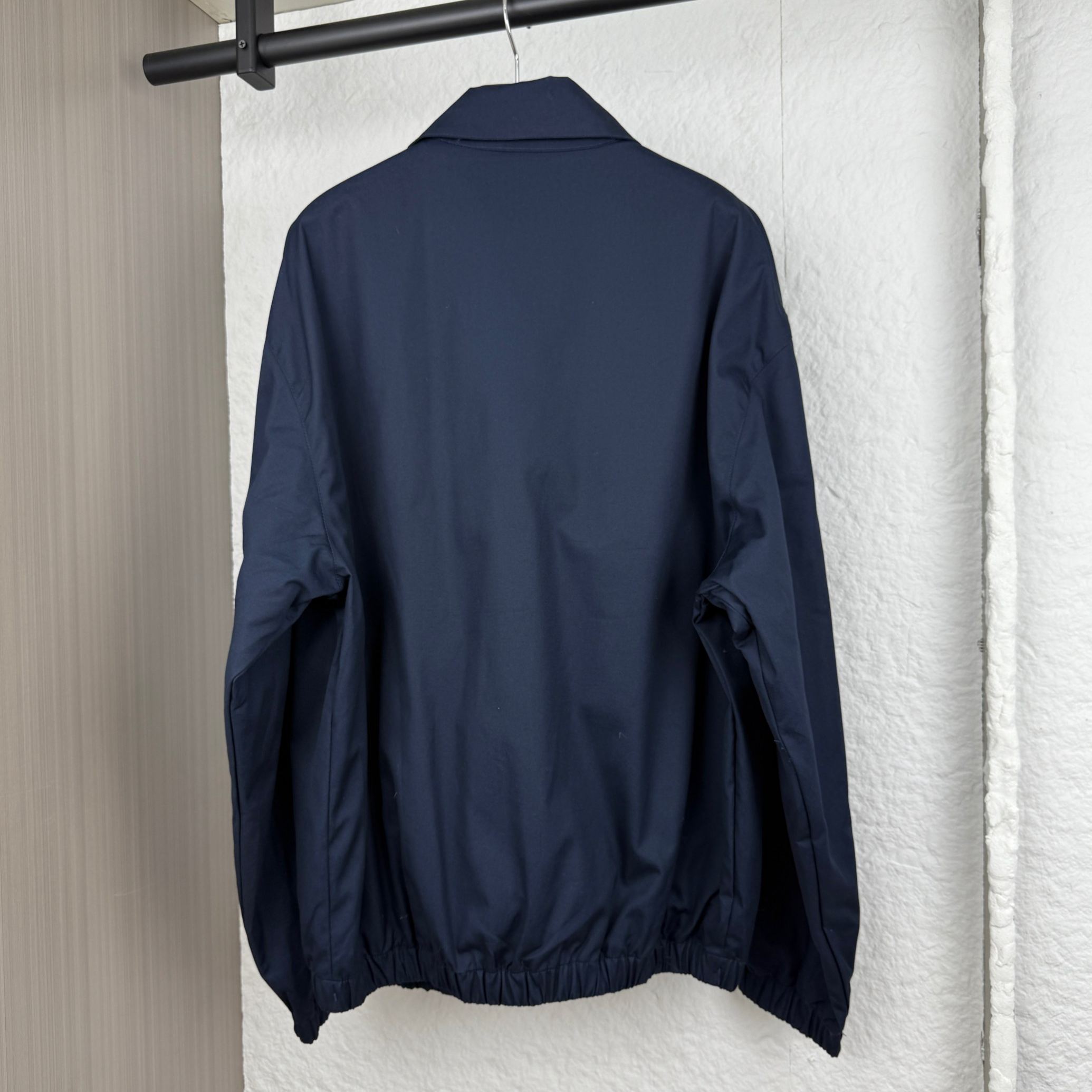 PRADA Embroidered logo Zip up Jacket 50 (SGC885-1715-F0KDB-S-OOO）