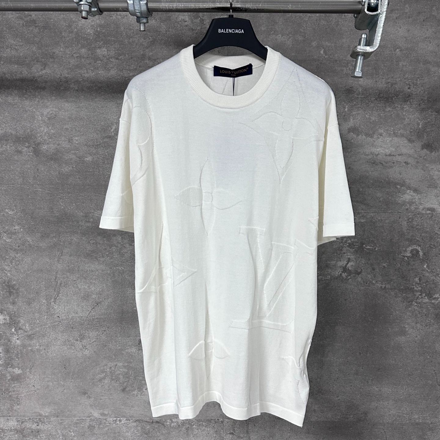 Louis Vuitton MONOGRAM cotton short-sleeved crew neck shirt（1AIWFP）