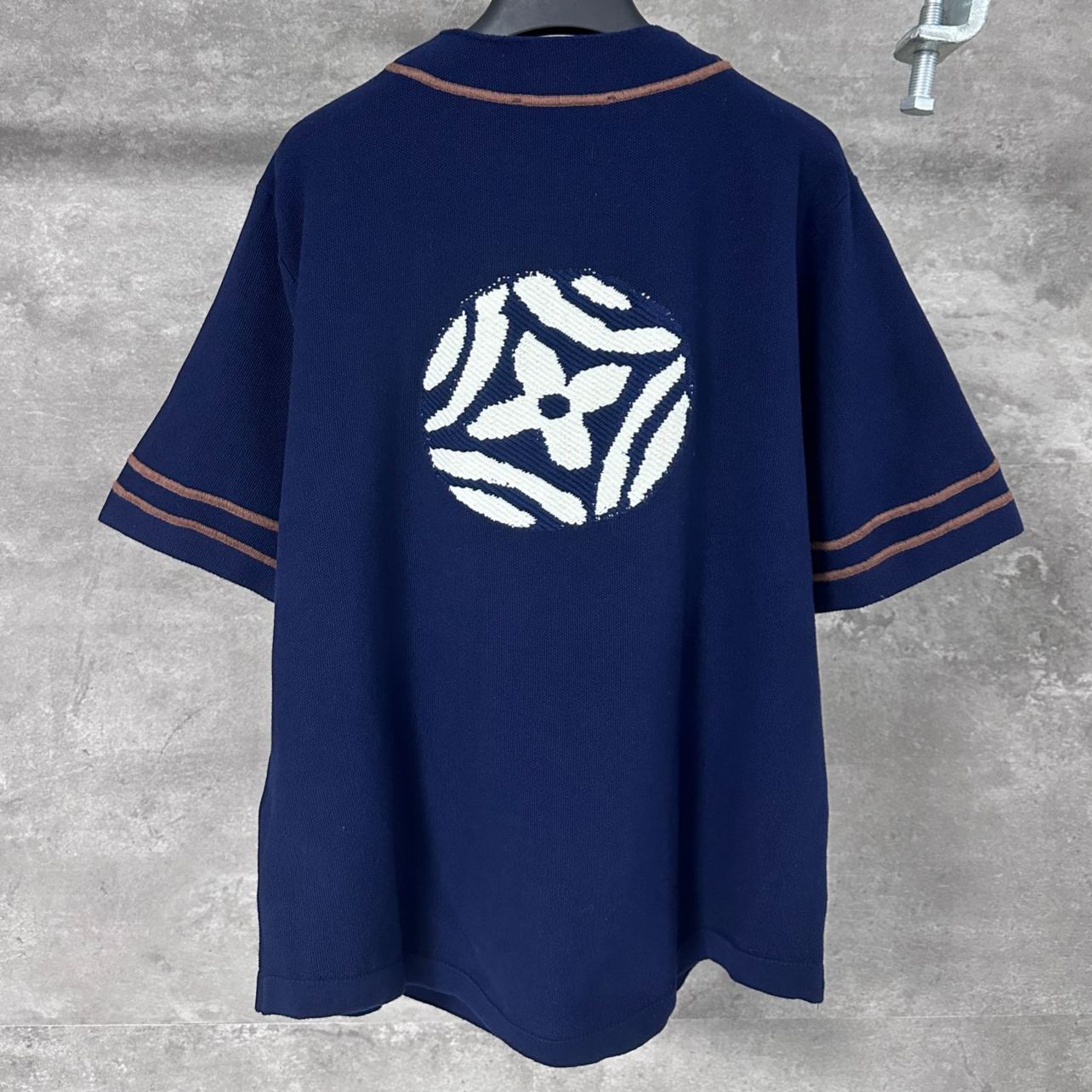 Louis Vuitton knitted short-sleeved baseball shirt（1AIMCQ）