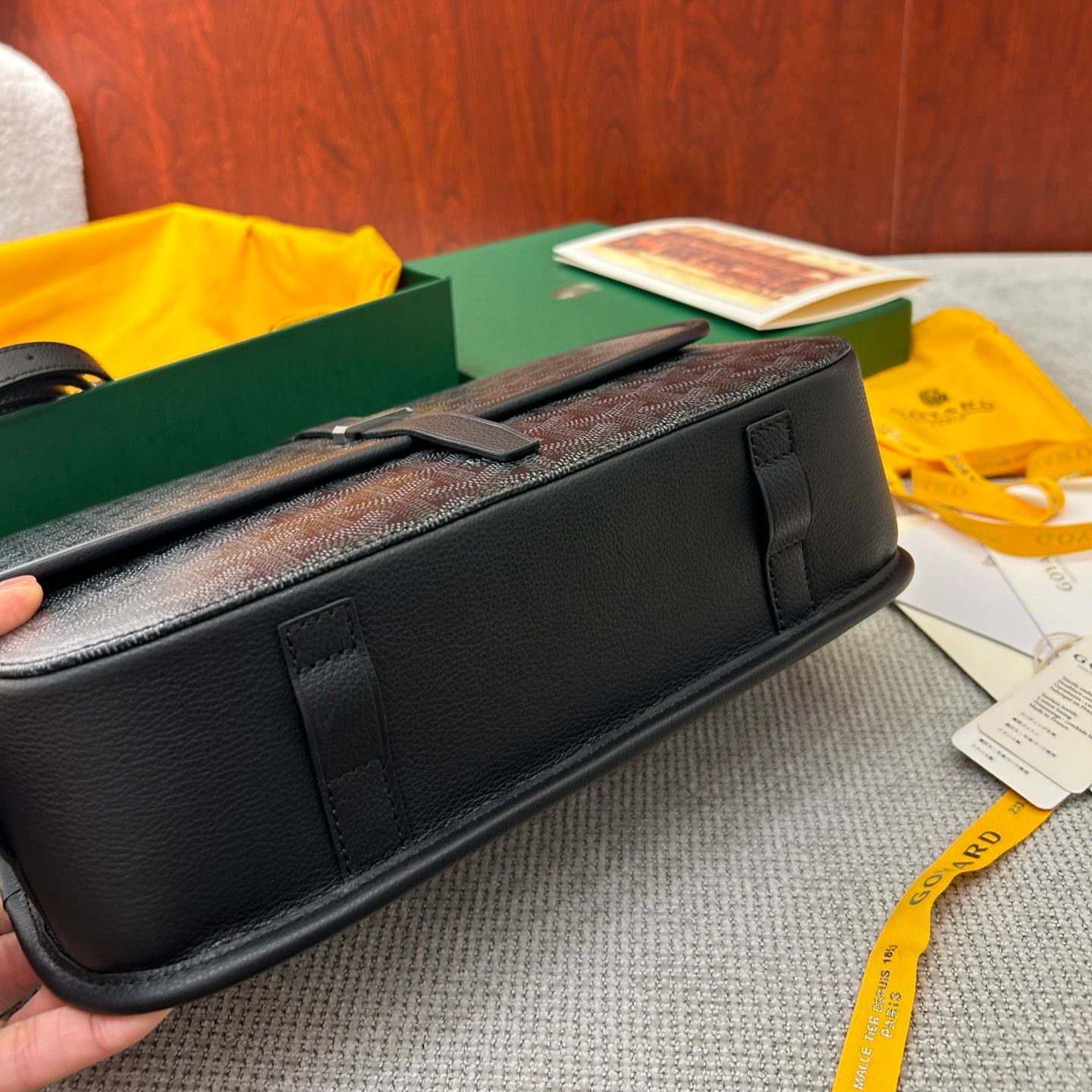 Goyard Belvedere MM Bag Jet Black（BELVE3MMLTY-52CG01P）