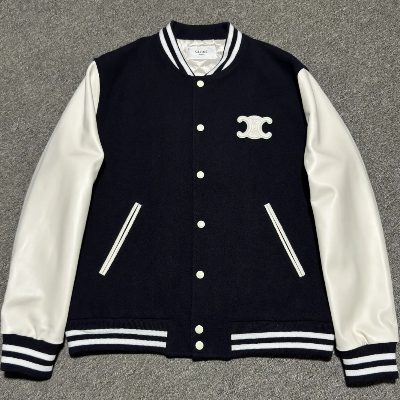 Celine leather logo jacket（2V29V896C-07MR）