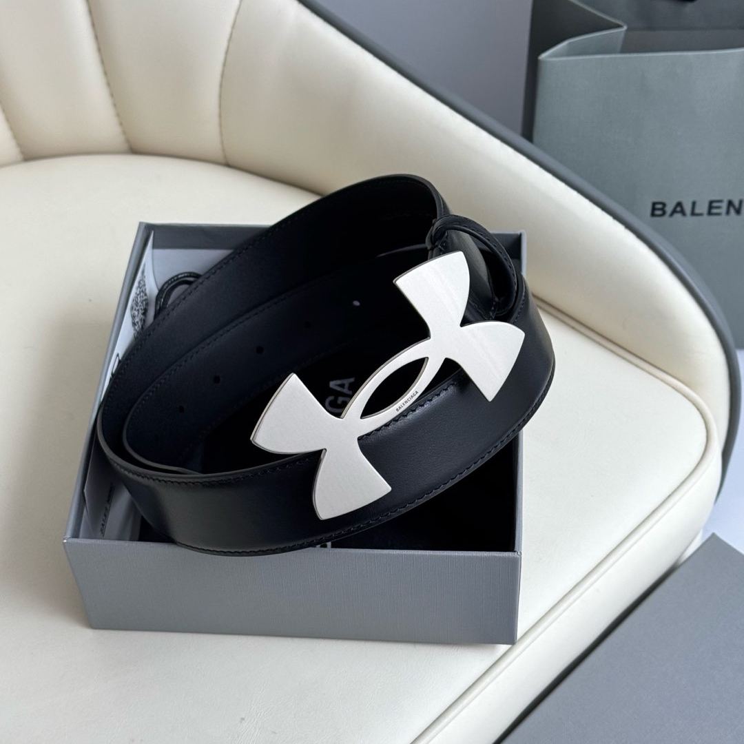 BALENCIAGA x Under Armour Belt "Black"-3.5cm（8119052ABJH1000）