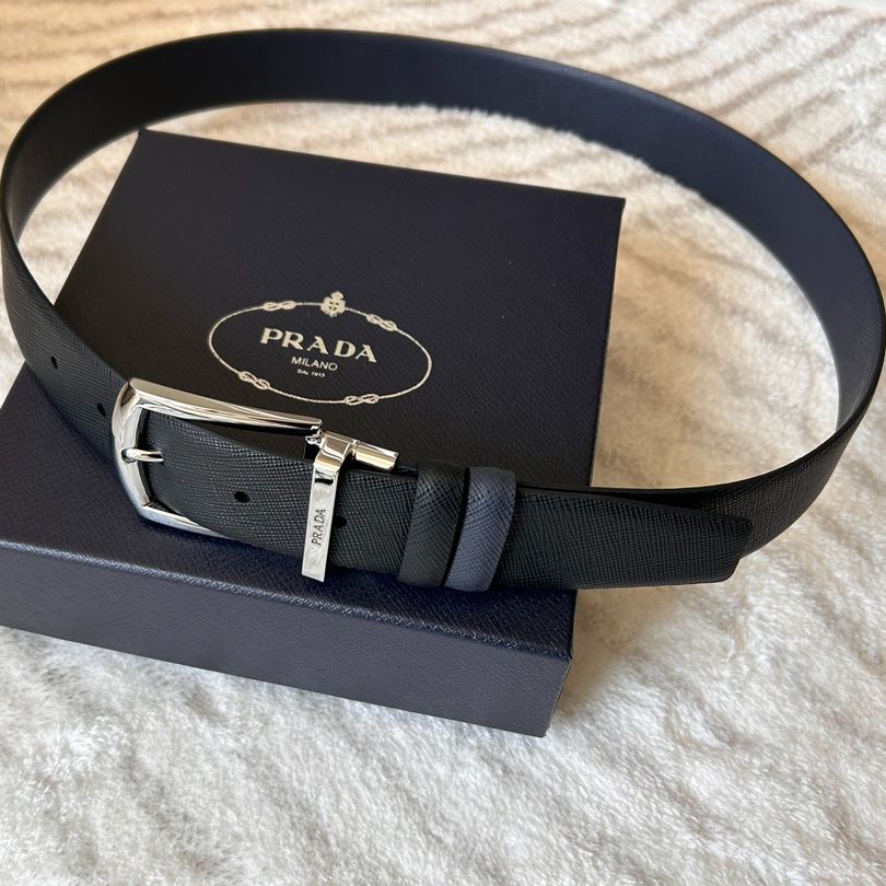 Prada leather belt-3.4cm（2CC468053F0XCR85）