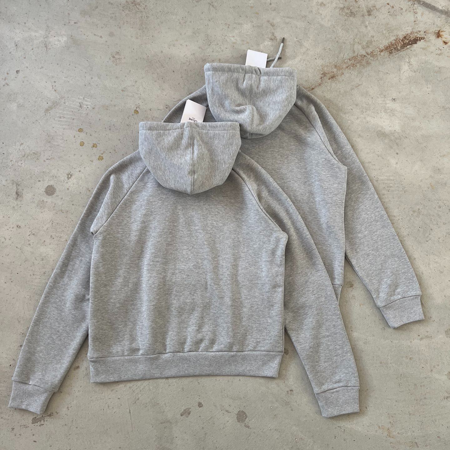 Celine Triomphe cotton fleece hoodie  (2Y22H670Q-09BJ）