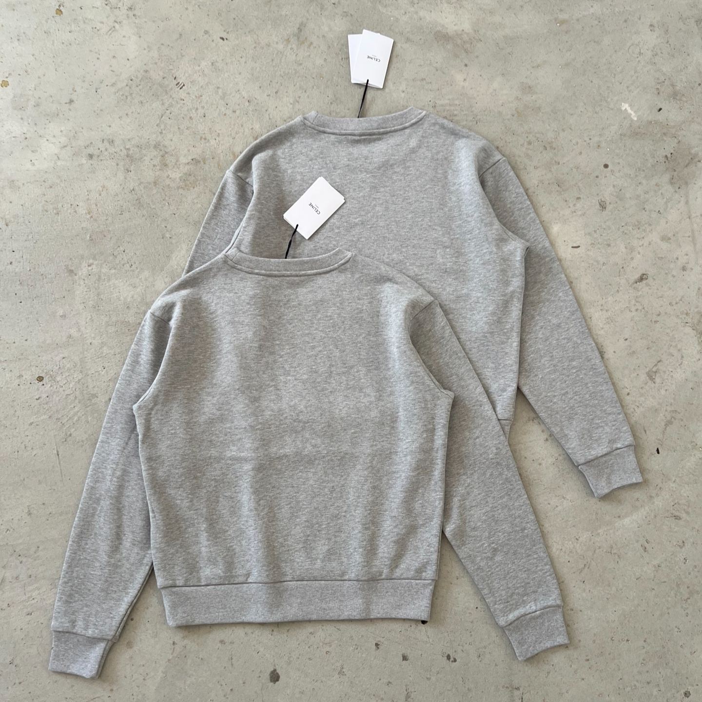 Celine sweatshirt grey  (RY0DY670Q-09MO）