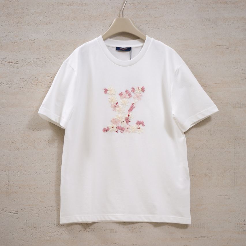 Louis Vuitton embroidered T-shirt（1AIMKF）