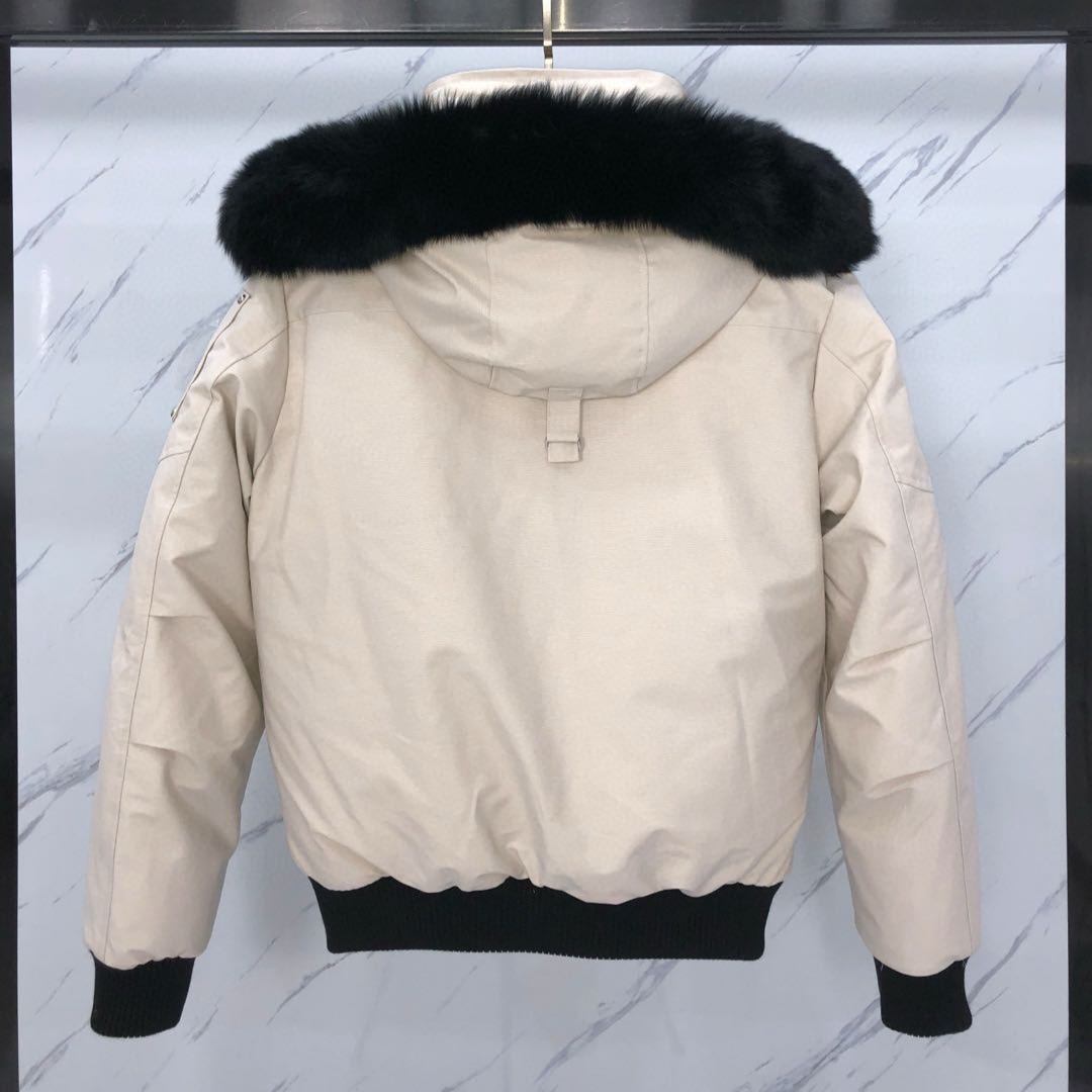 Moose Knuckles Men's Ballistic Logo Down Jacket(M32MB000S305）