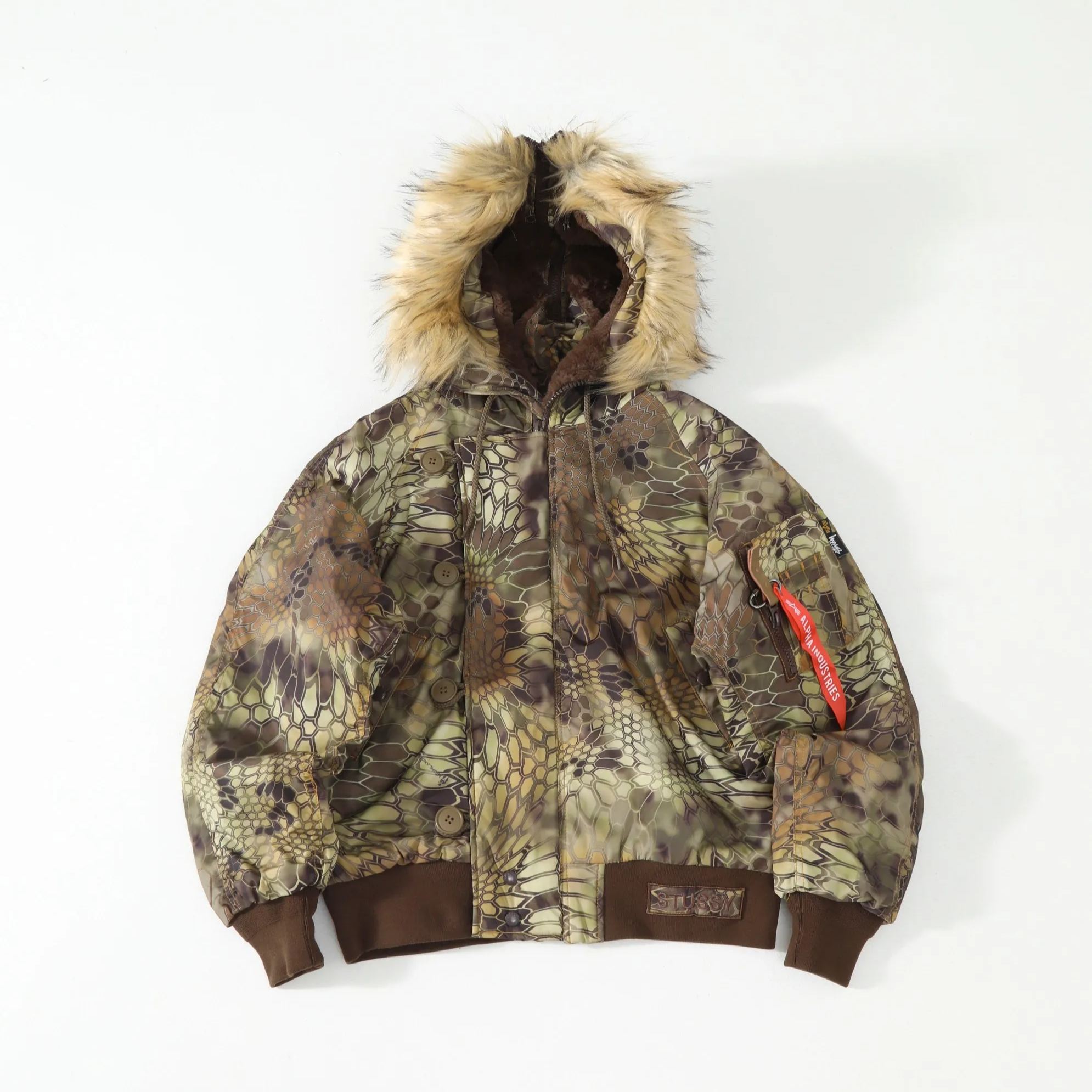 Stussy x Alpha Industries Kryptek N-2B Short Waist Parka（115723）