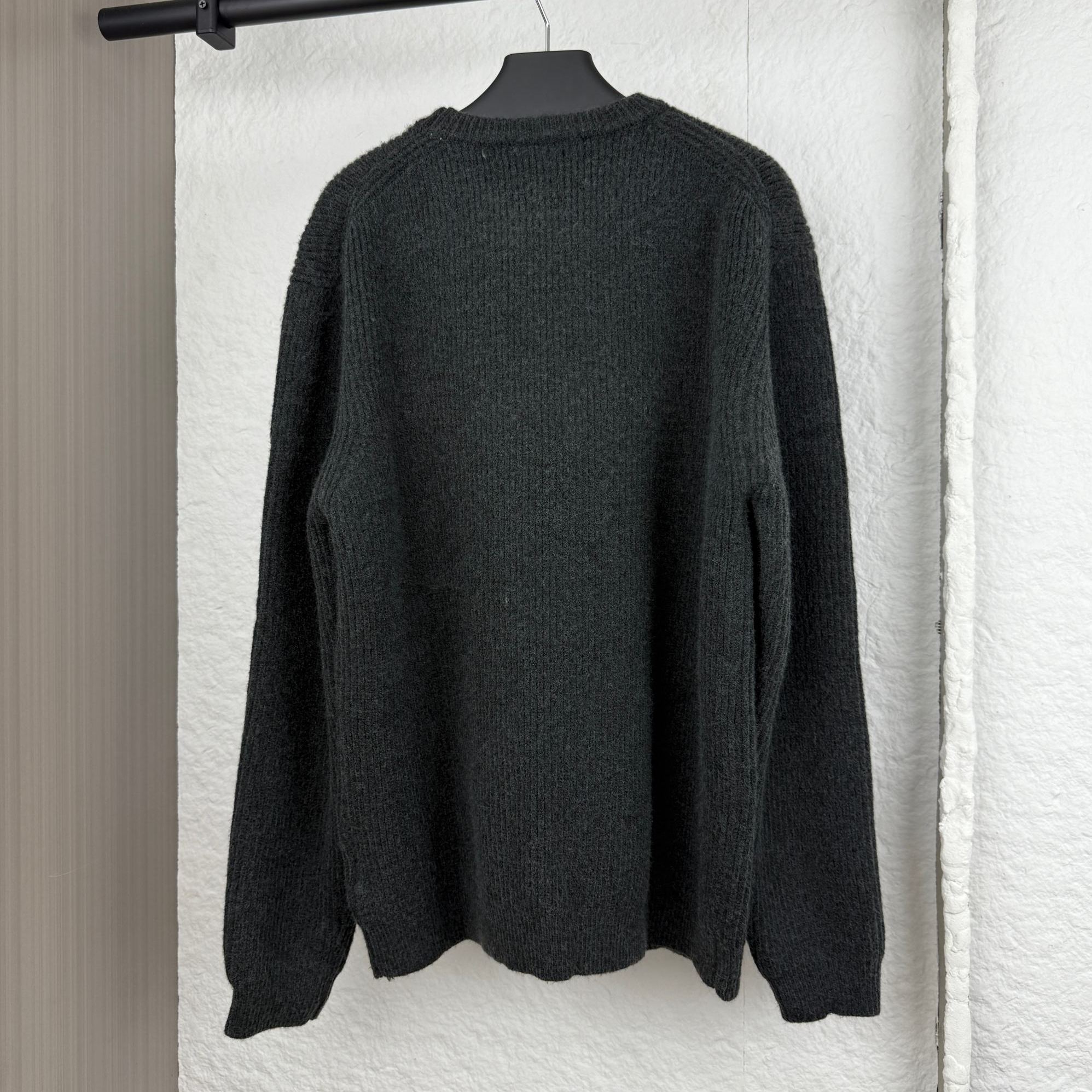 GUCCI Cashmere-blend ribbed sweater（833499XKEYJ1043）