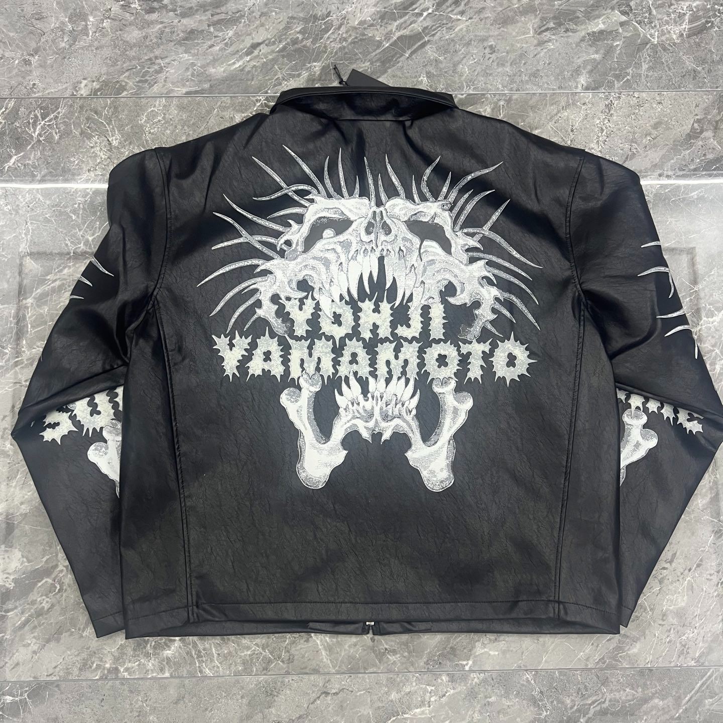 Supreme x Y's by Yohji Yamamoto Leather Jacket "Black"（SUP-FW25-213）