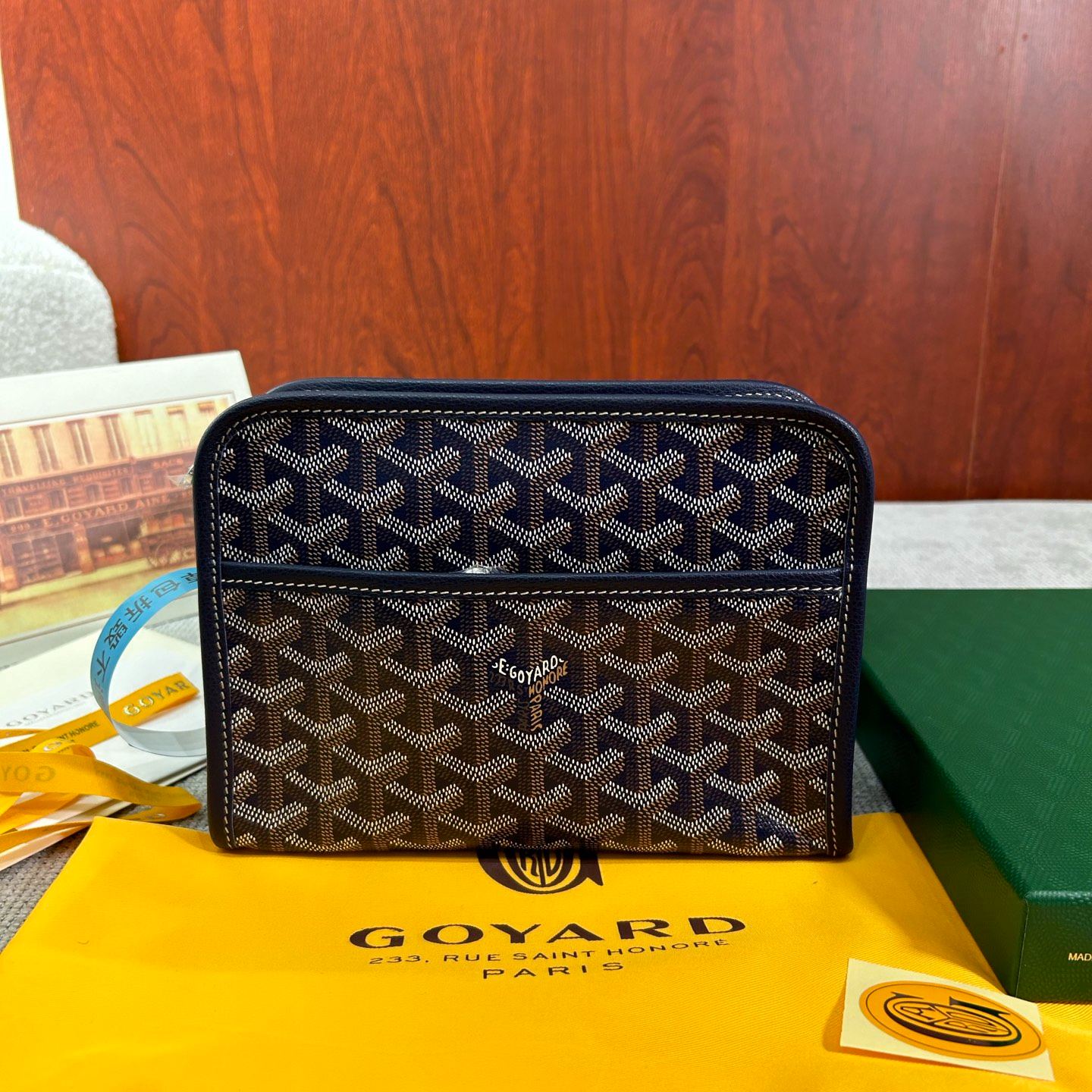 Goyard Jouvence MM Green Washbag（JOUVENPMLTY-51CL51P）
