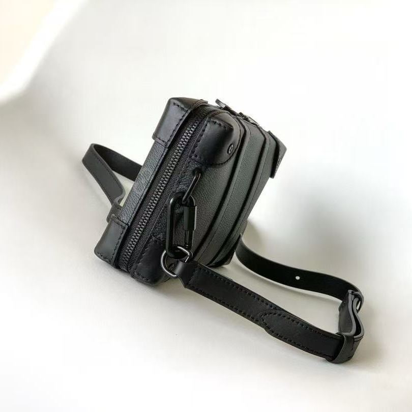 LOUIS VUITTON Soft Trunk M69838 Monogram Eclipse Canvas Black Shoulder Bag（M69838）