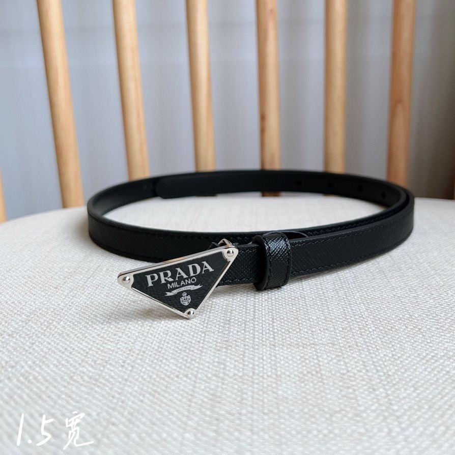 PRADA Saffiano leather belt（1CC621_053_F0007）