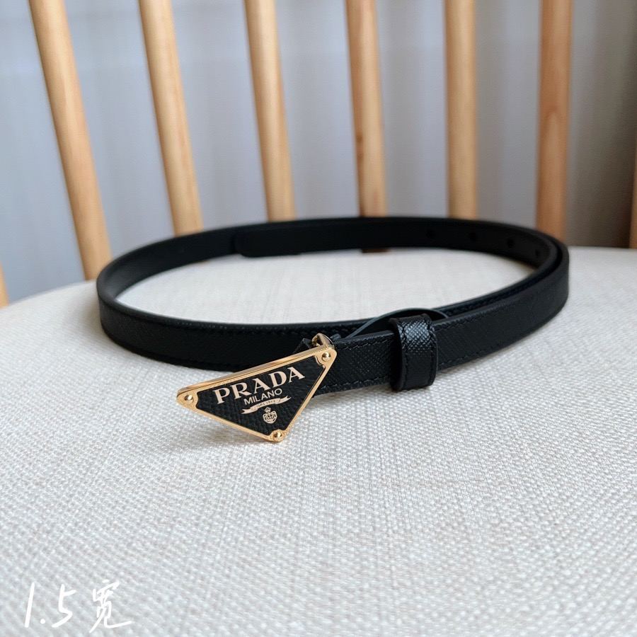 PRADA Saffiano leather belt（1CC621_053_F0007）