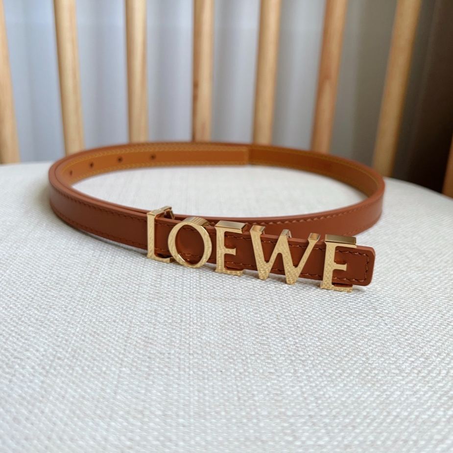 LOEWE 'Lettering' logo belt（E619Z16X161206）