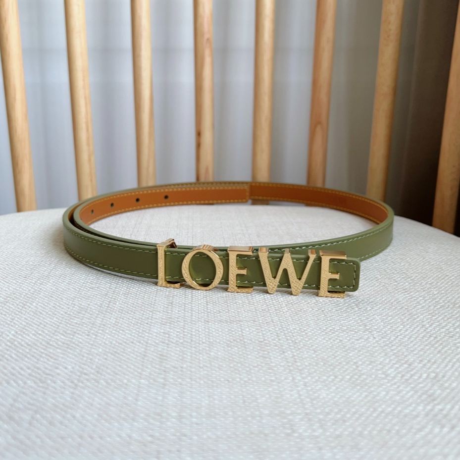 LOEWE 'Lettering' logo belt（E619Z16X161206）