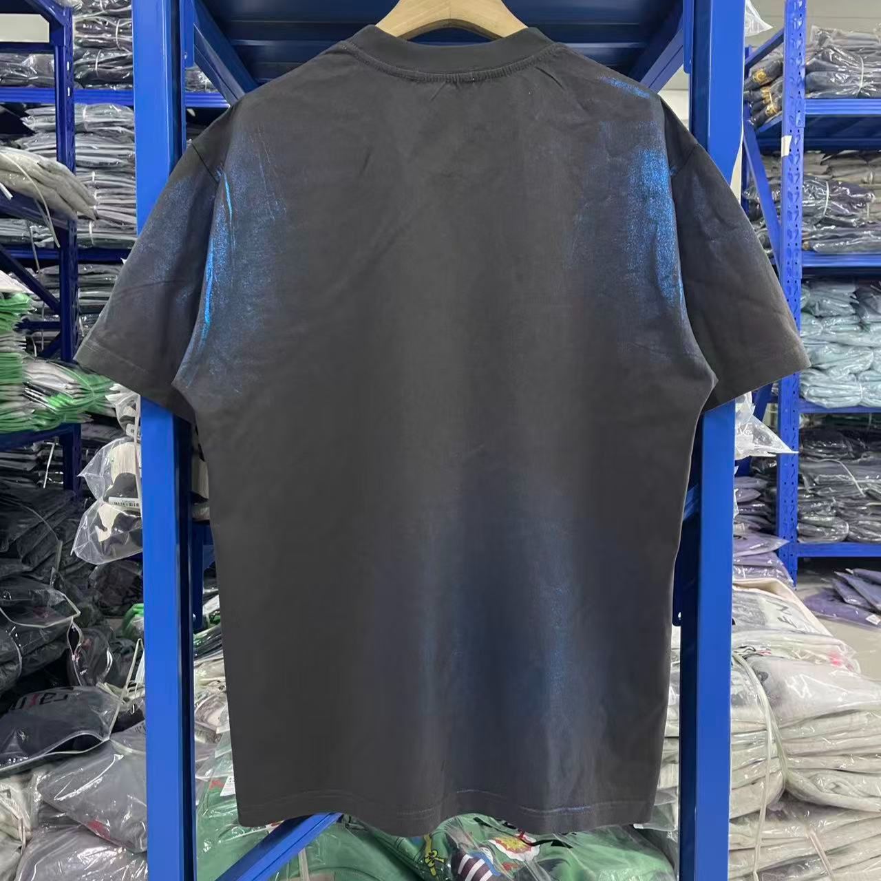 Acne Studios Logo T-Shirt - Blue/Khaki (CL0348-DM1）