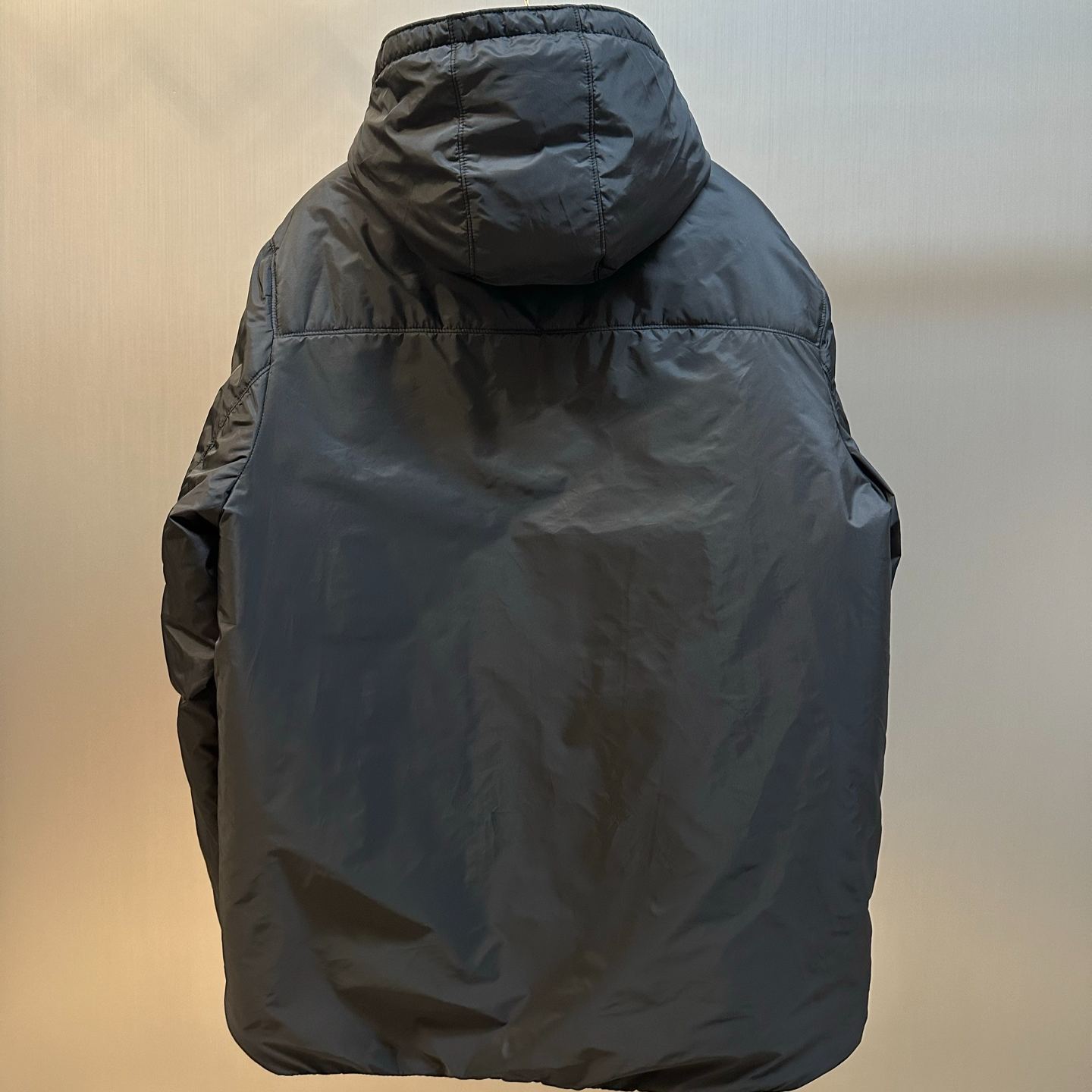 PRADA Men's Re-Nylon Hooded Down Jacket (SGN9551WQ9-F0002）