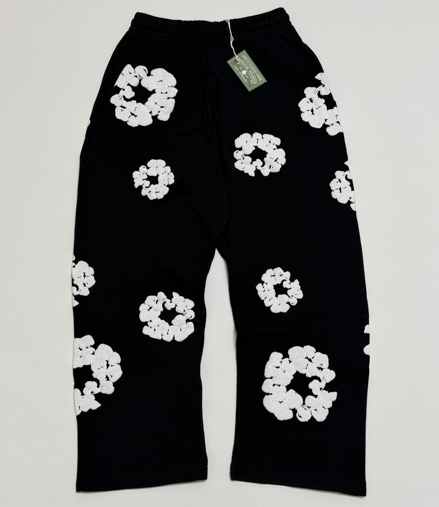 Denim Tears Cotton Wreath Baggy Sweatpants (SS25BAS11402048）