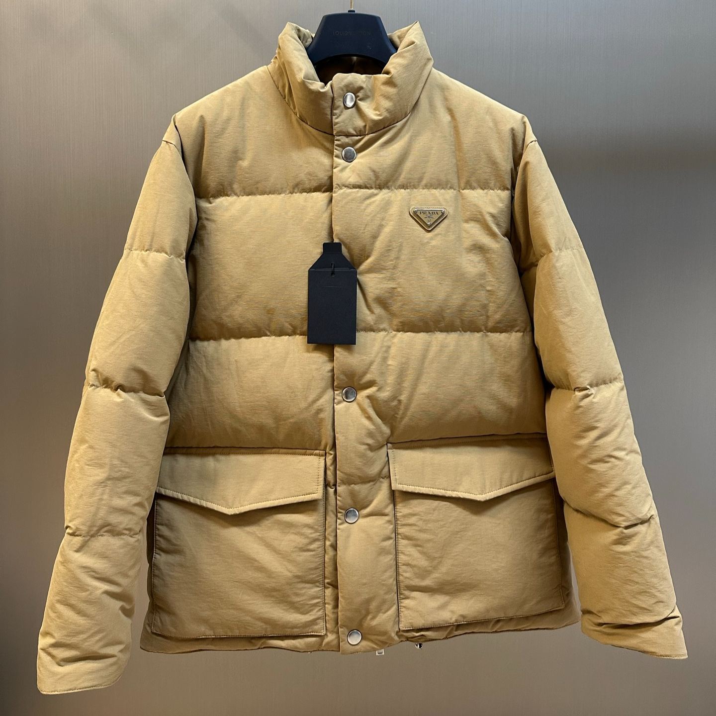 Prada technical fabric down jacket (292286-13GP-F0594-S-OOO服）