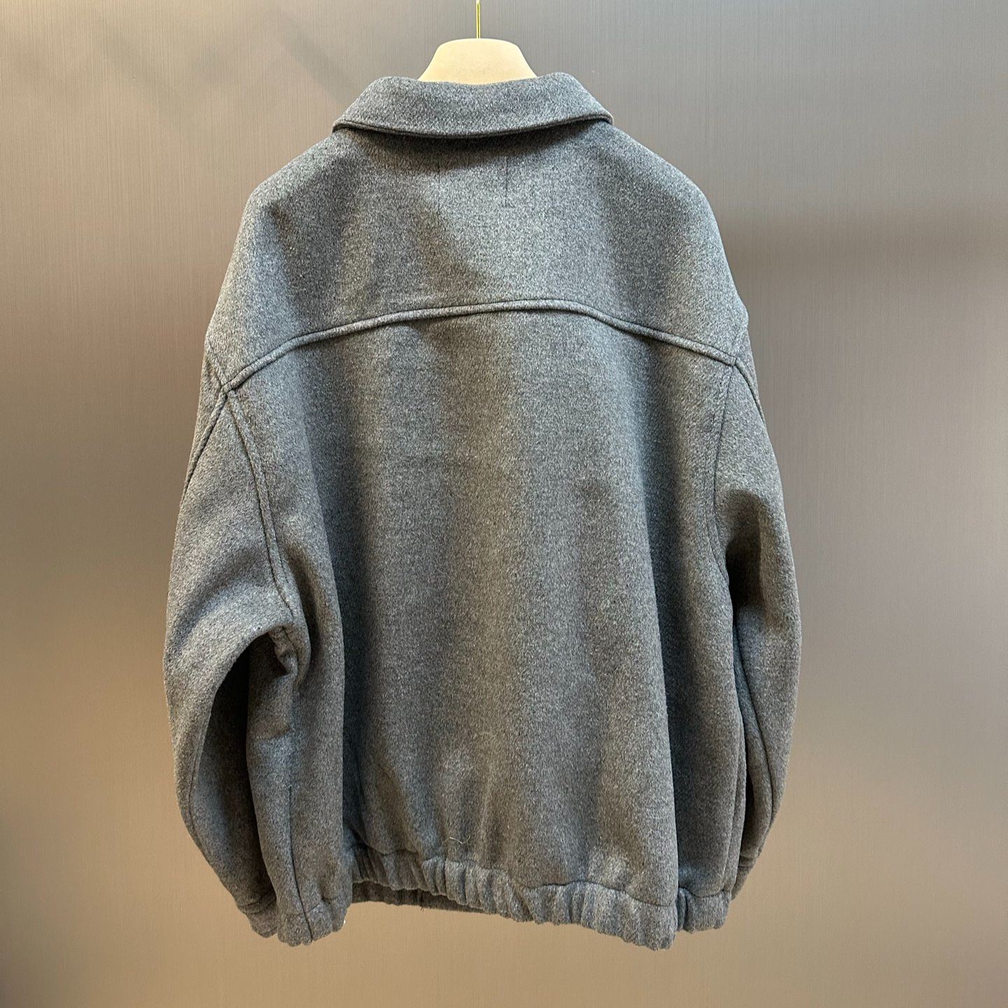 MIU MIU cashmere patchwork zippered collar jacket（ML1304-15Q8-F0031-S-OOO）