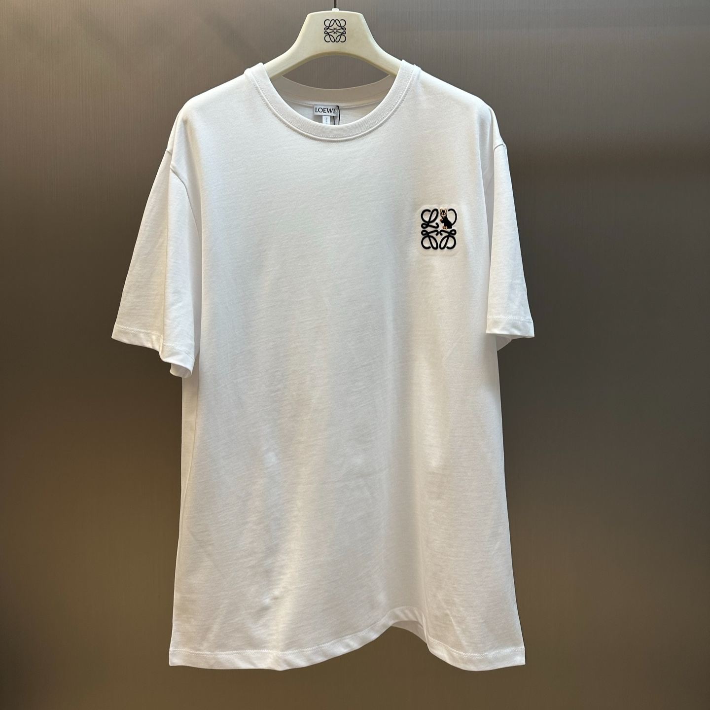 LOEWE Relaxed fit T-shirt in cotton White (H526Y22XD2-2100）