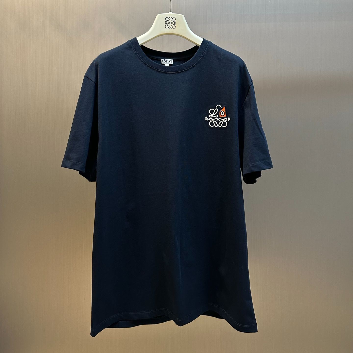 LOEWE Cotton Loose Fit T-Shirt in Blue (H526Y22XD3-5110）