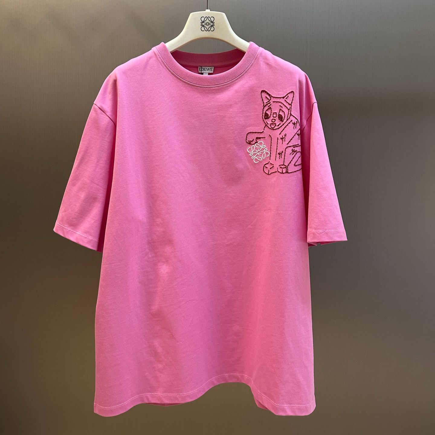 Loewe x Louis Wain embroidered cotton jersey T-shirt (H526Y22XCZ-1100）
