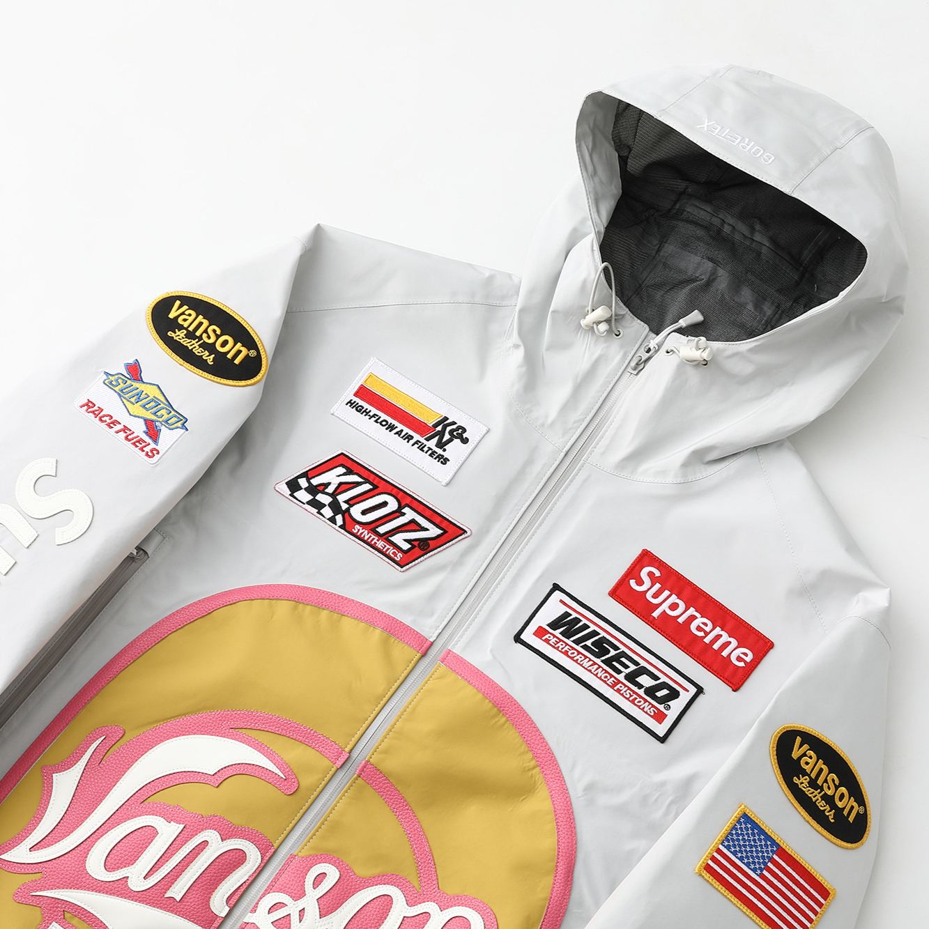 Supreme x Vanson Leathers GORE-TEX Shell Jacket "Black"（SUP-FW25-019）