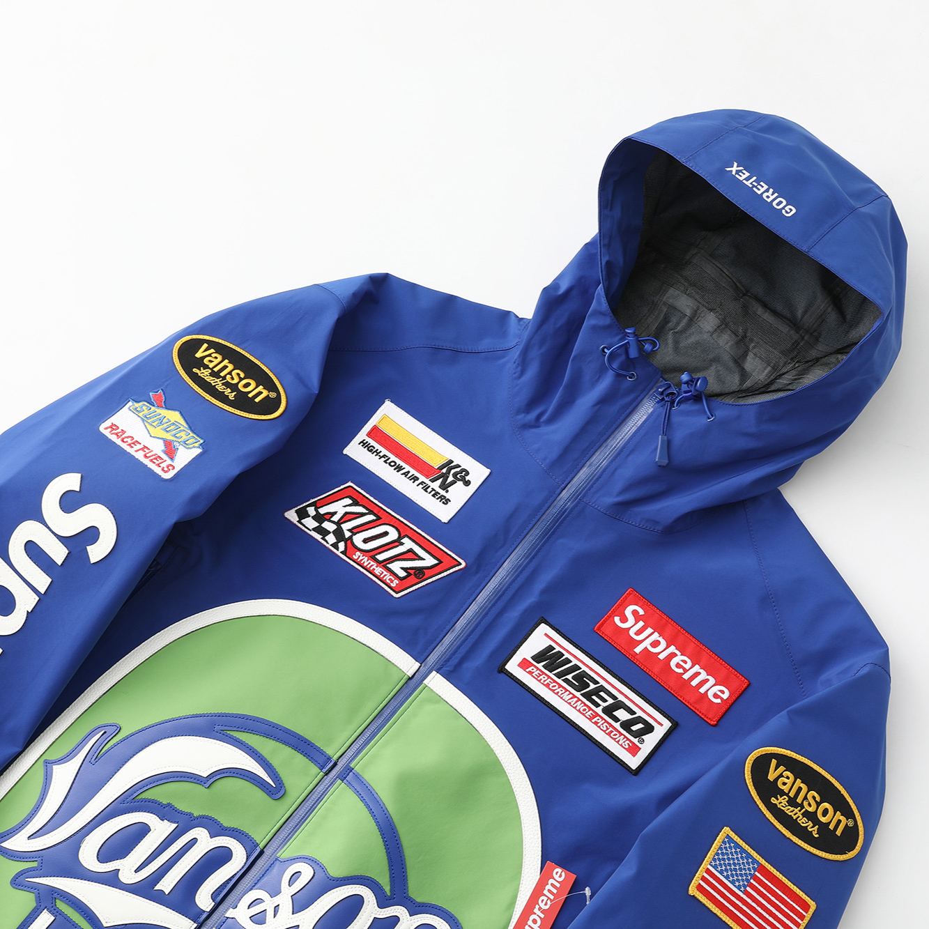 Supreme x Vanson Leathers GORE-TEX Shell Jacket "Black"（SUP-FW25-019）